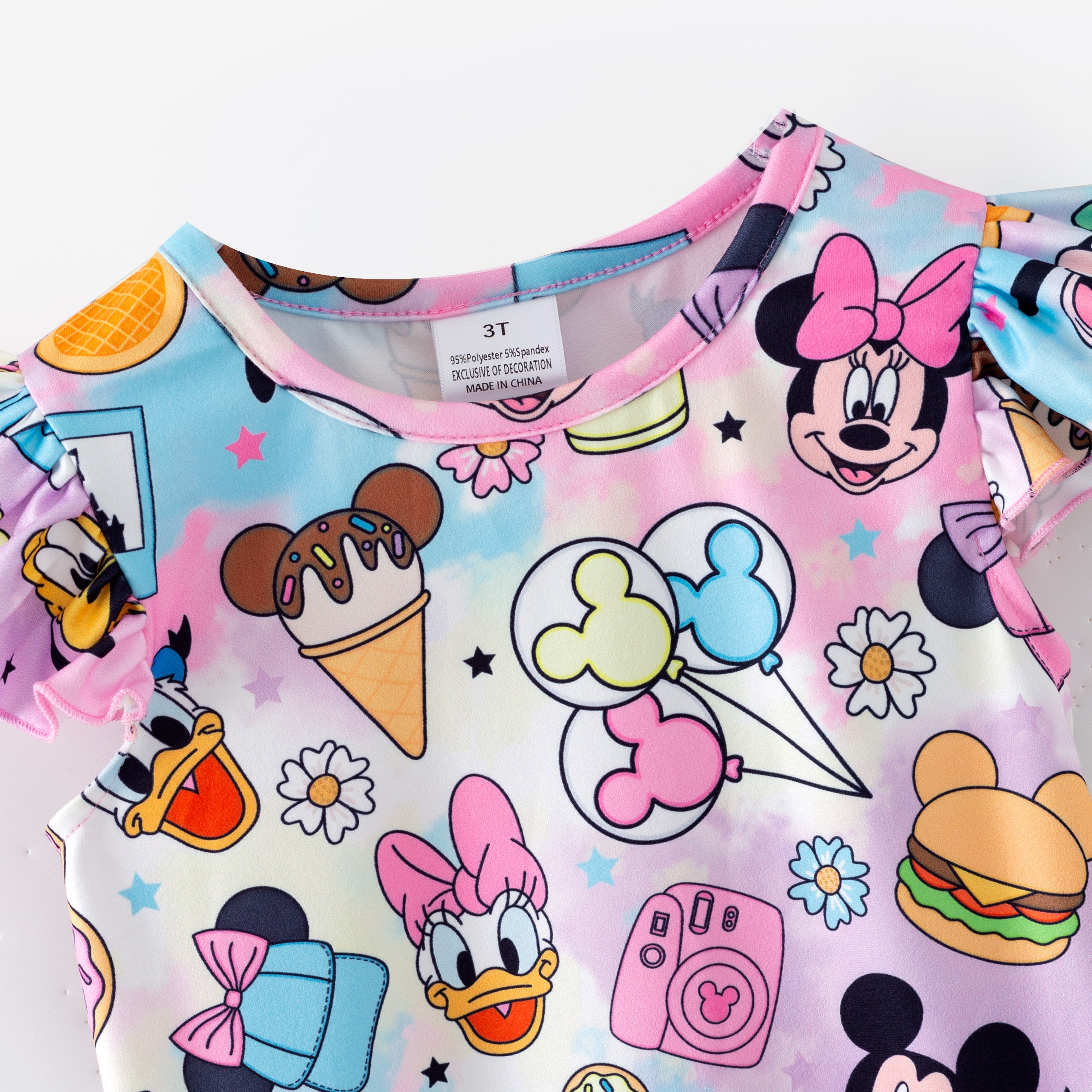 (Pre Order,Prepack Zone)Girls Spring&Summer Print Skort Set(Mix Size)