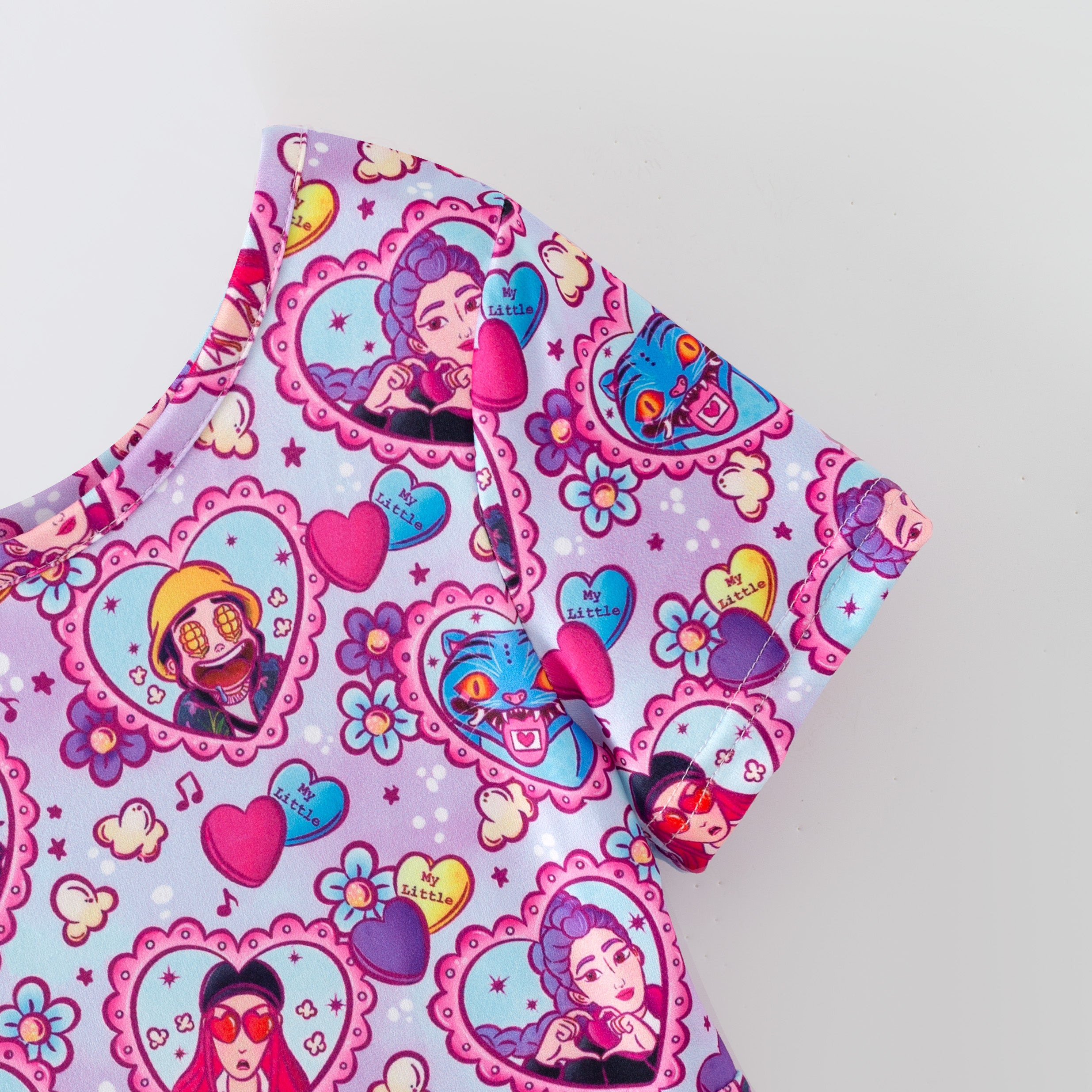 (Pre Order,Prepack Zone)Girls Movie Character Print Dress(Mix Size)