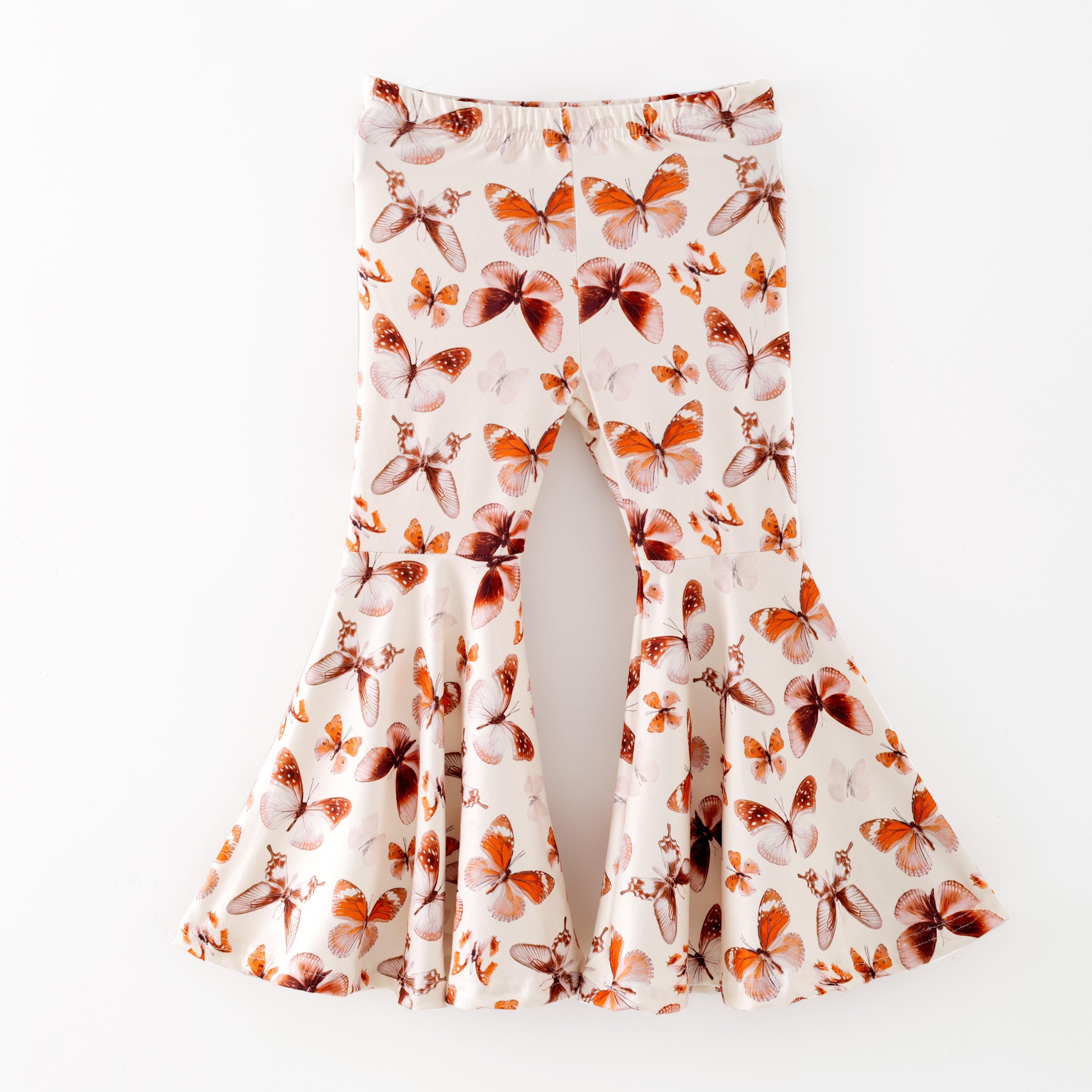 (Pre Order,Prepack Zone)Girls Fall Bow&Floral Print Pants