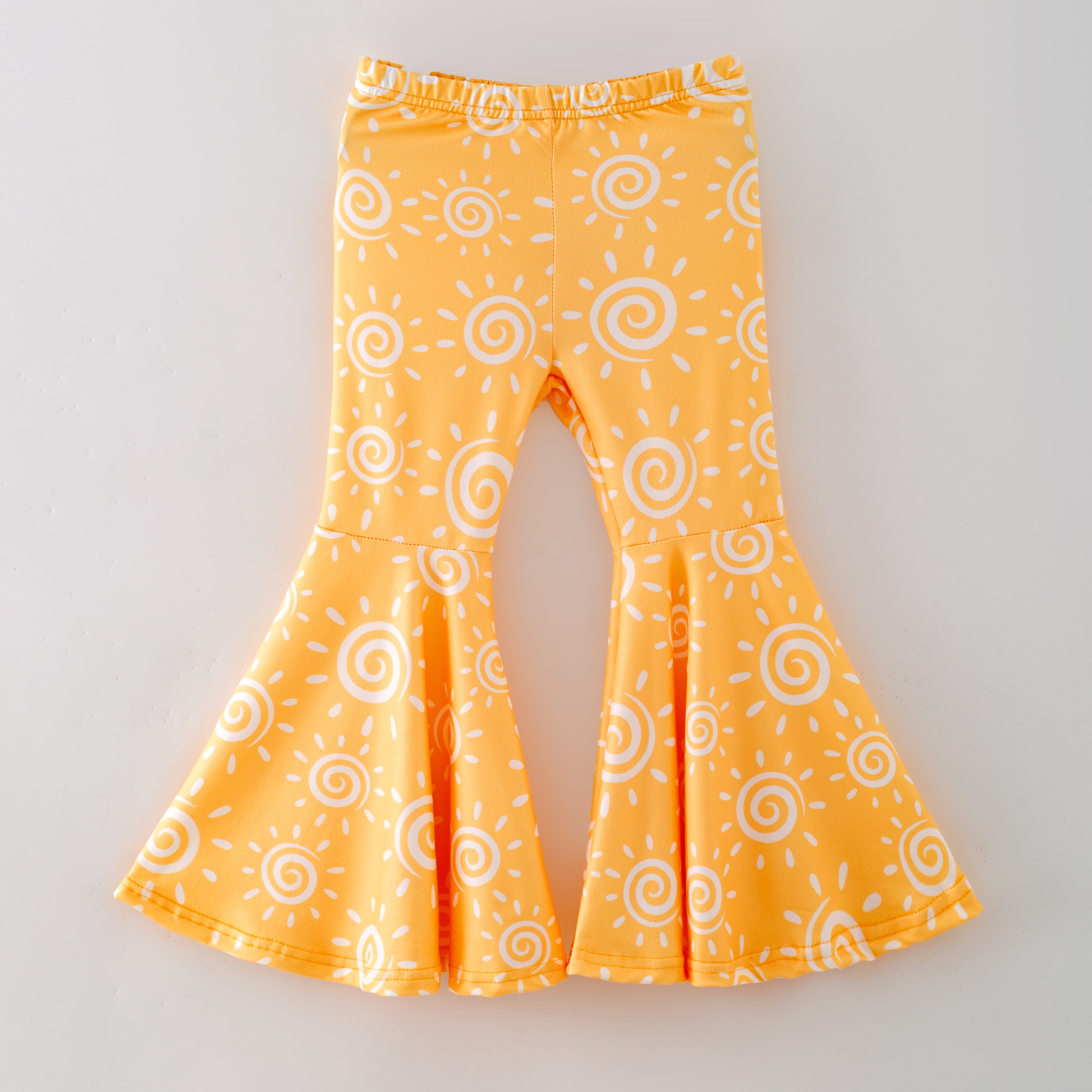 (Pre Order,Prepack Zone)Girls Fall Bow&Floral Print Pants