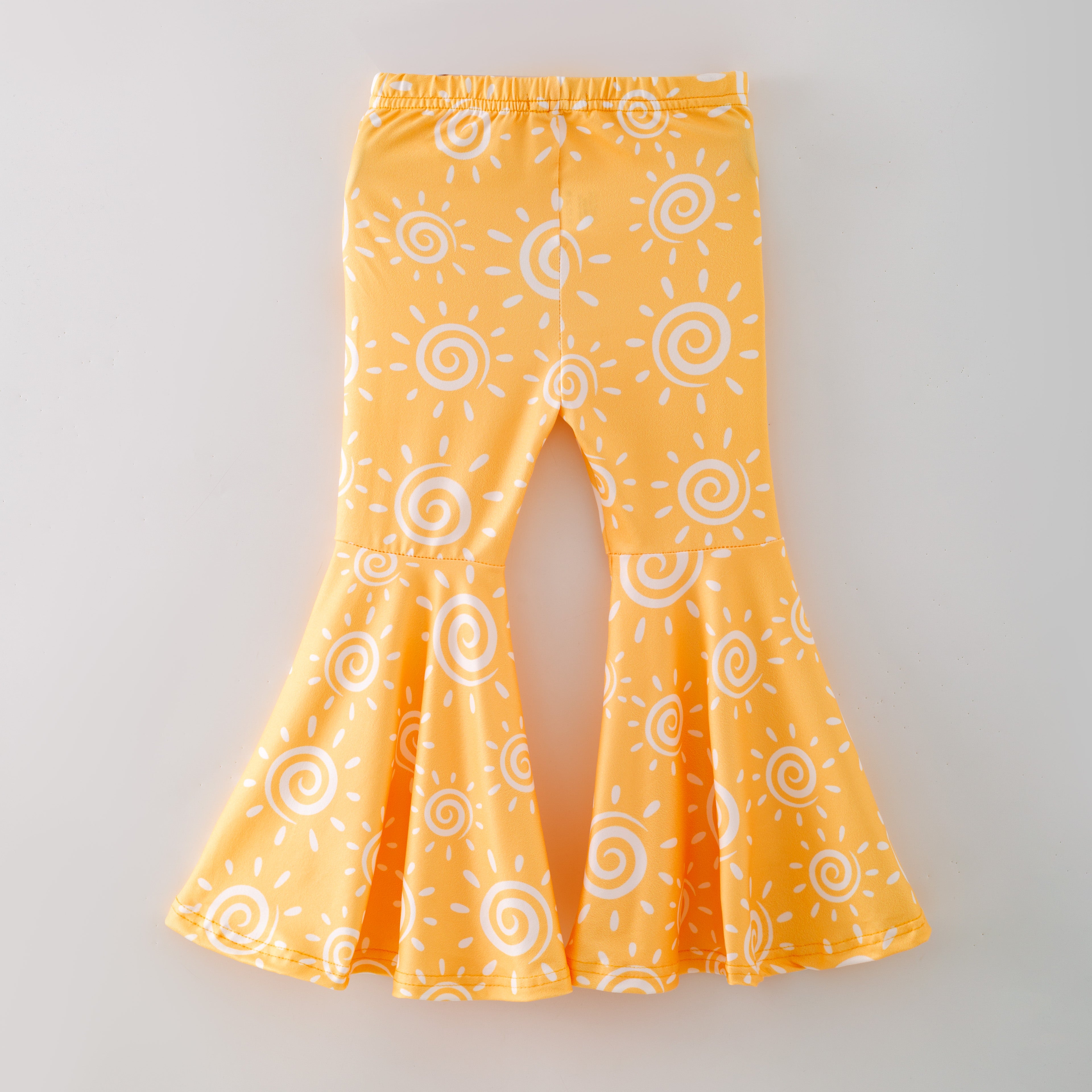 (Pre Order,Prepack Zone)Girls Fall Bow&Floral Print Pants