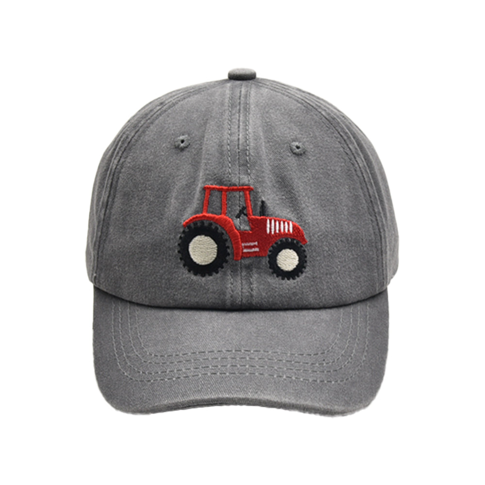 (Pre Order)Kid's Tractor Embroidered Baseball Cap