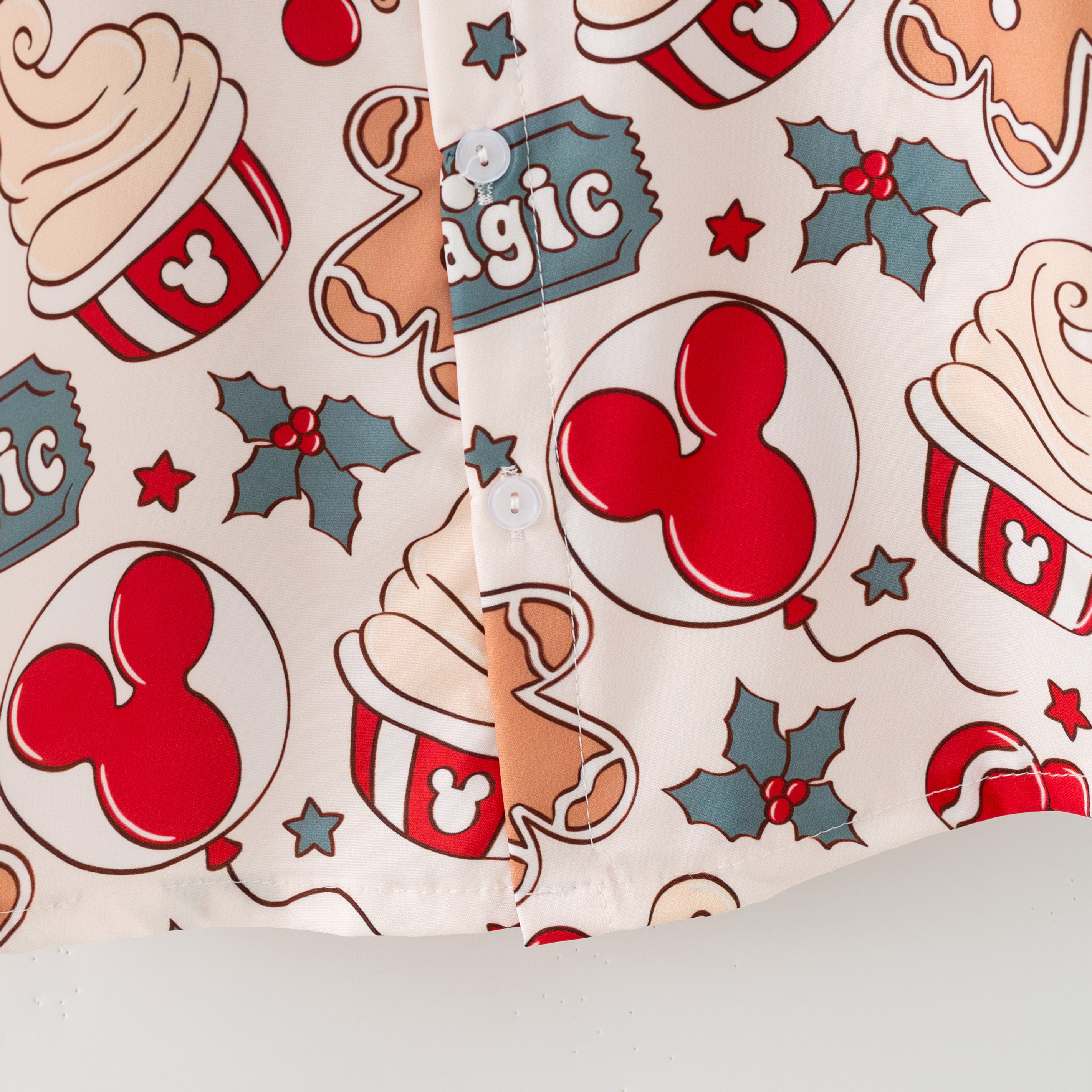 (Pre Order,Prepack Zone)Boys Christmas Print Shirt(Mix Size)