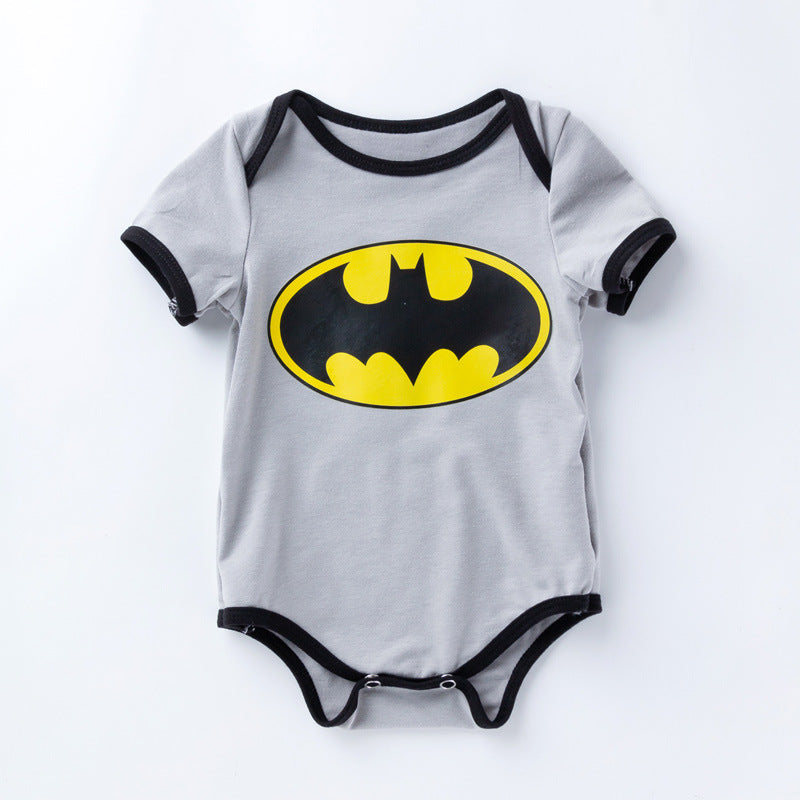 (In Production)Toddler Boys Spring&Summer Superman Print Romper