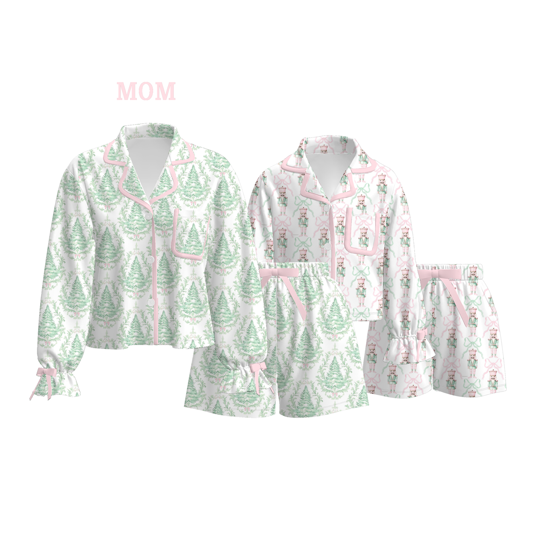 (Pre Order)Family Christmas Print Pajamas
