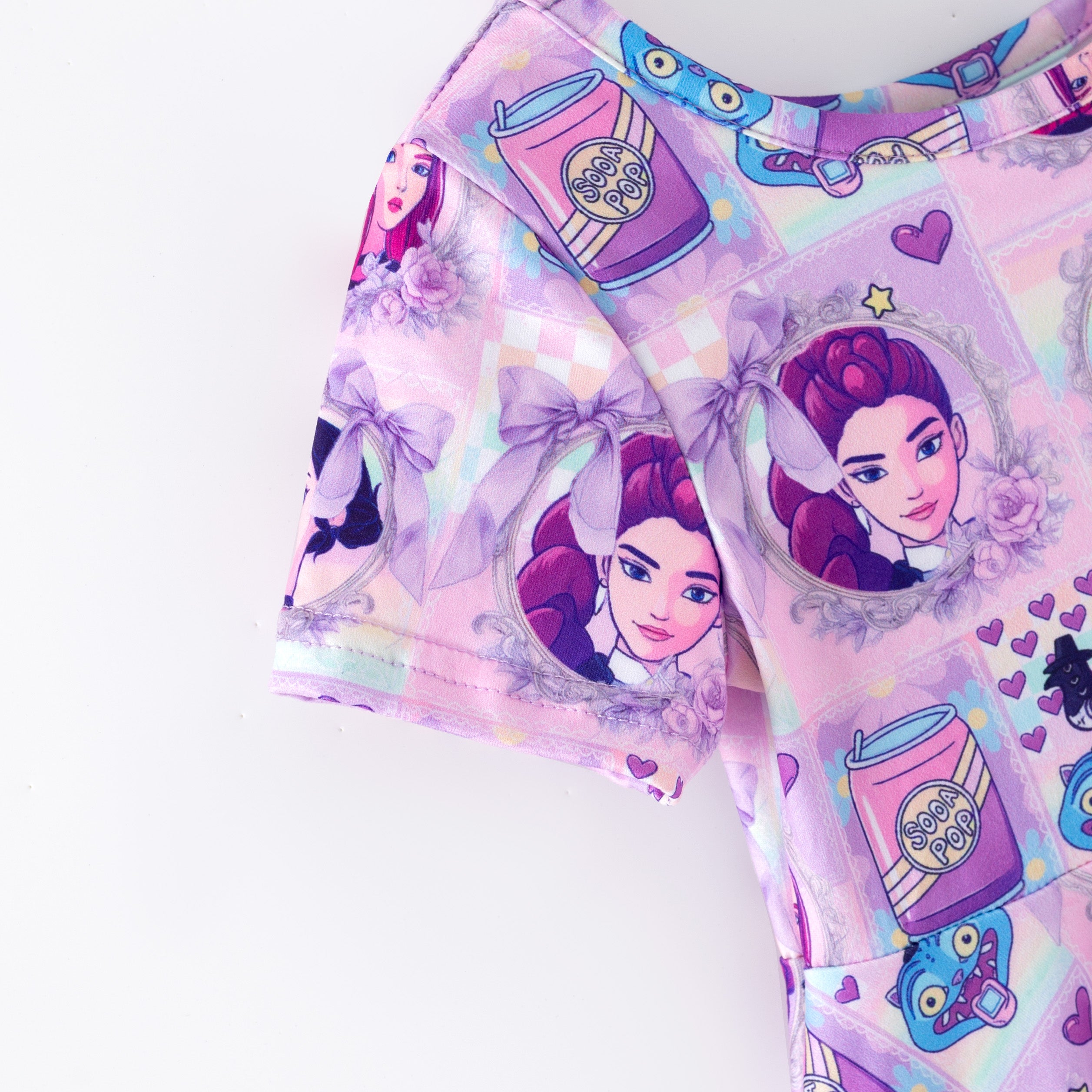 (Pre Order,Prepack Zone)Girls Movie Character Print Dress(Mix Size)