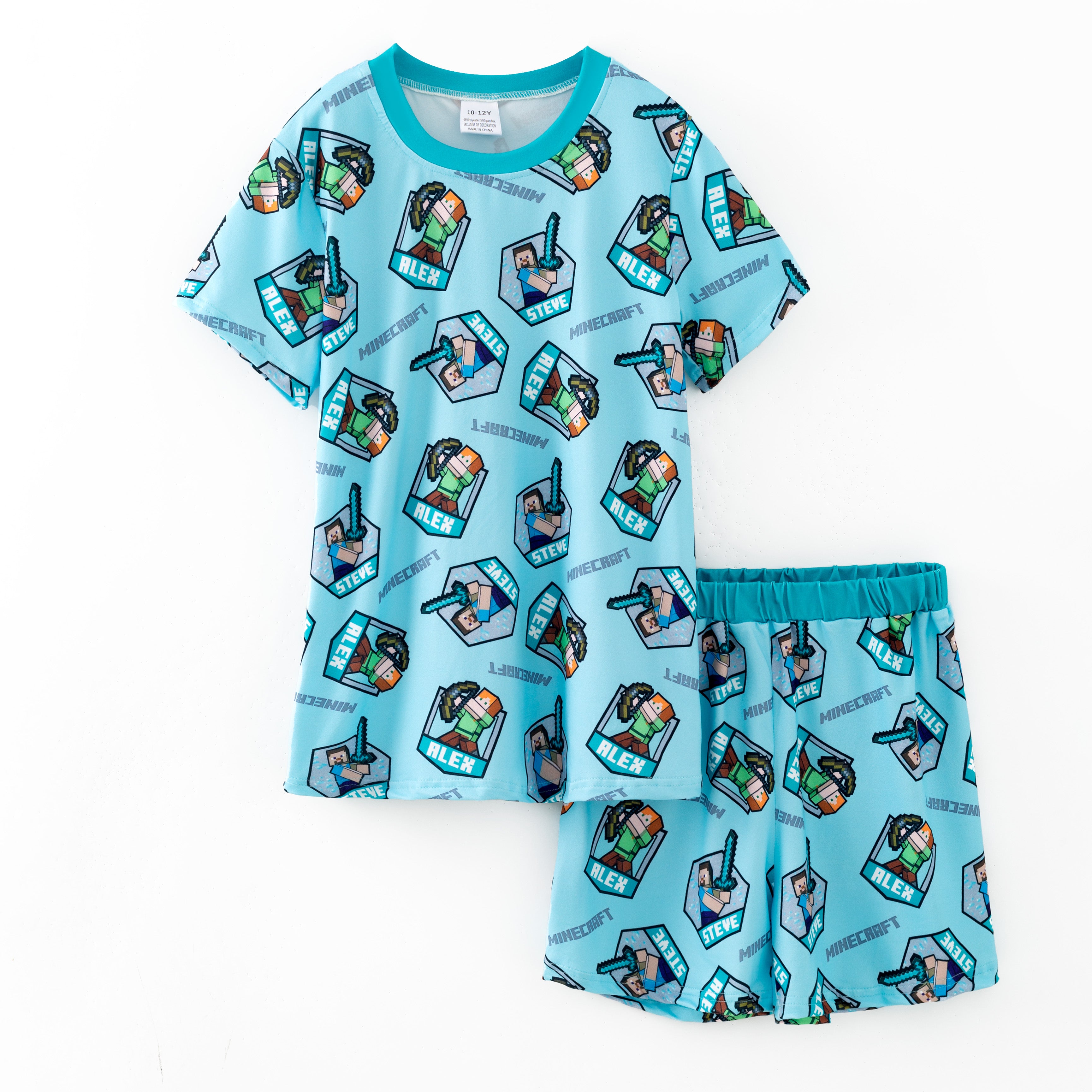 (Pre Order,Prepack Zone)Boys Game Character Print Shorts Set(Mix Size)