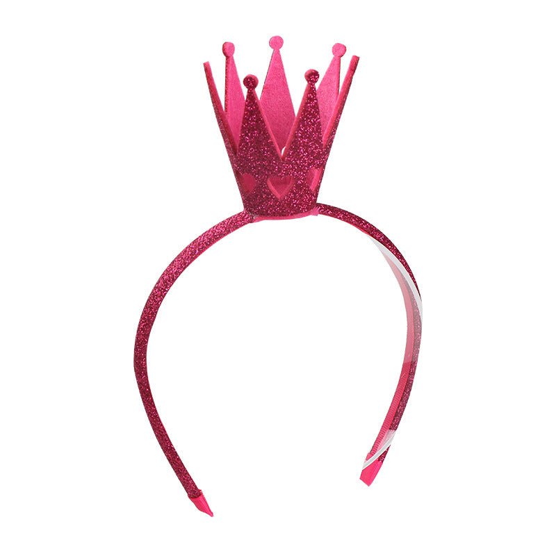 (Pre Order)Girls Sequined Crown Headband