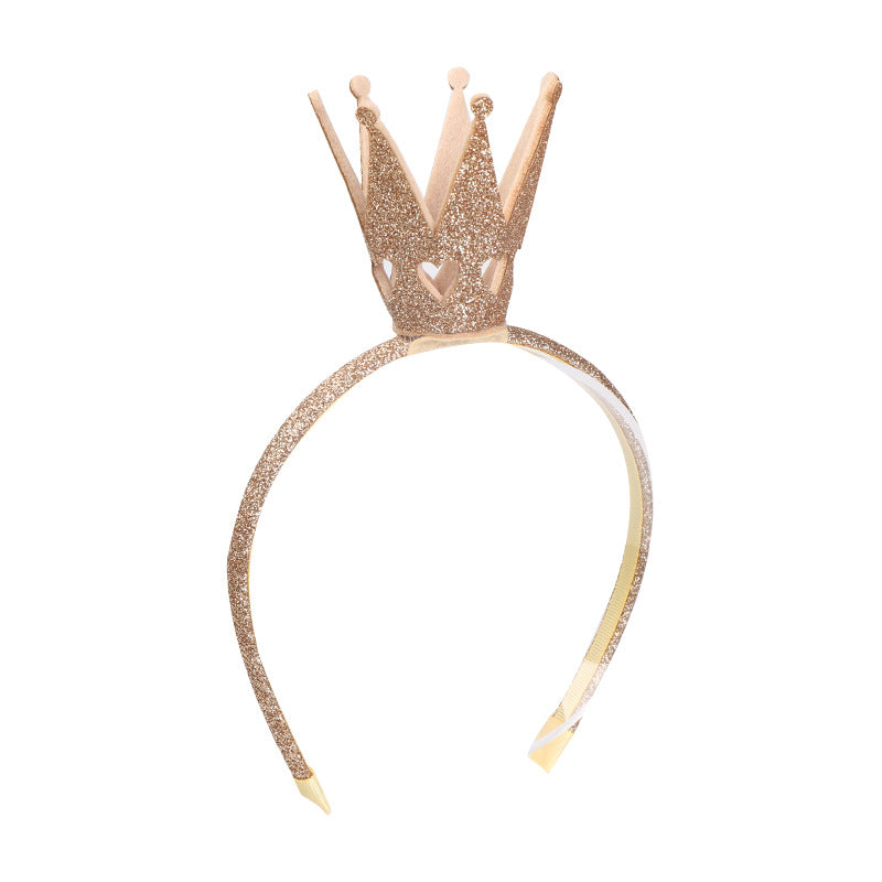 (Pre Order)Girls Sequined Crown Headband