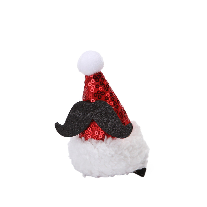 (Pre Order)Girls Christmas Hat Hair Clip