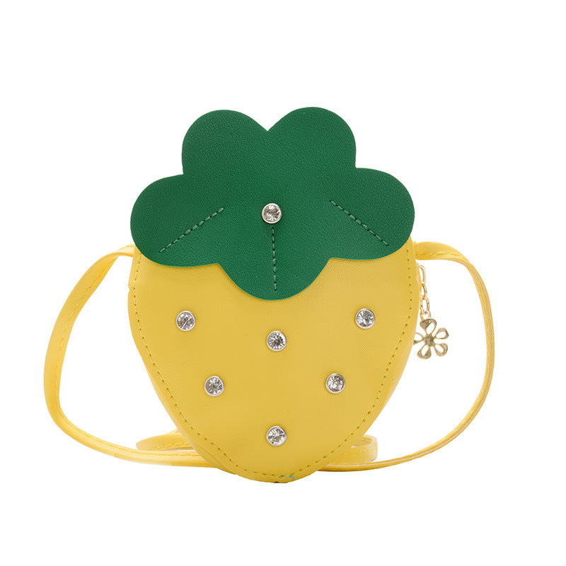 (Pre Order)Girls Spring&Summer Strawberry Shape Crossbody Bag