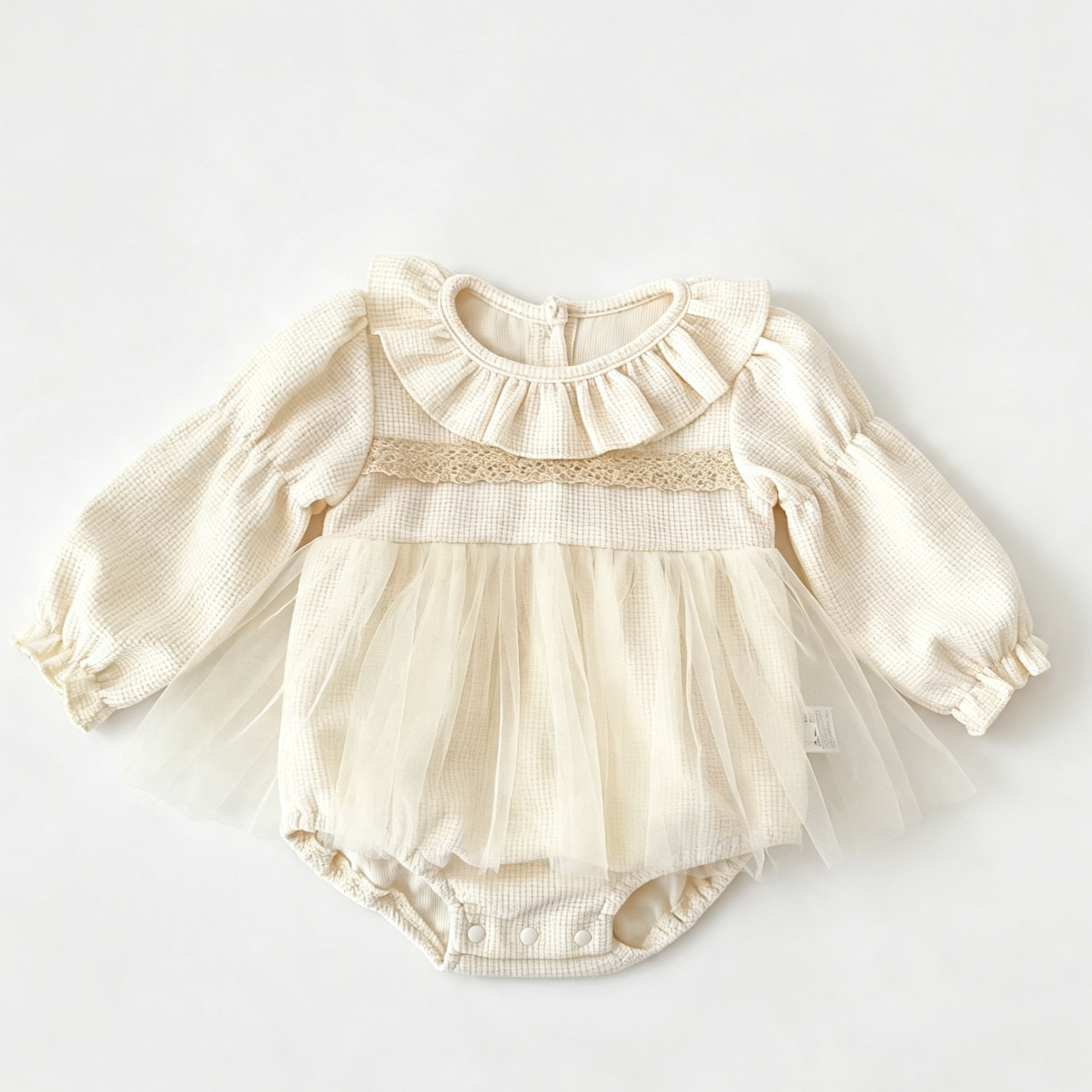 (Pre Order 2 Weeks)Toddler Girls Fall Tulle Romper