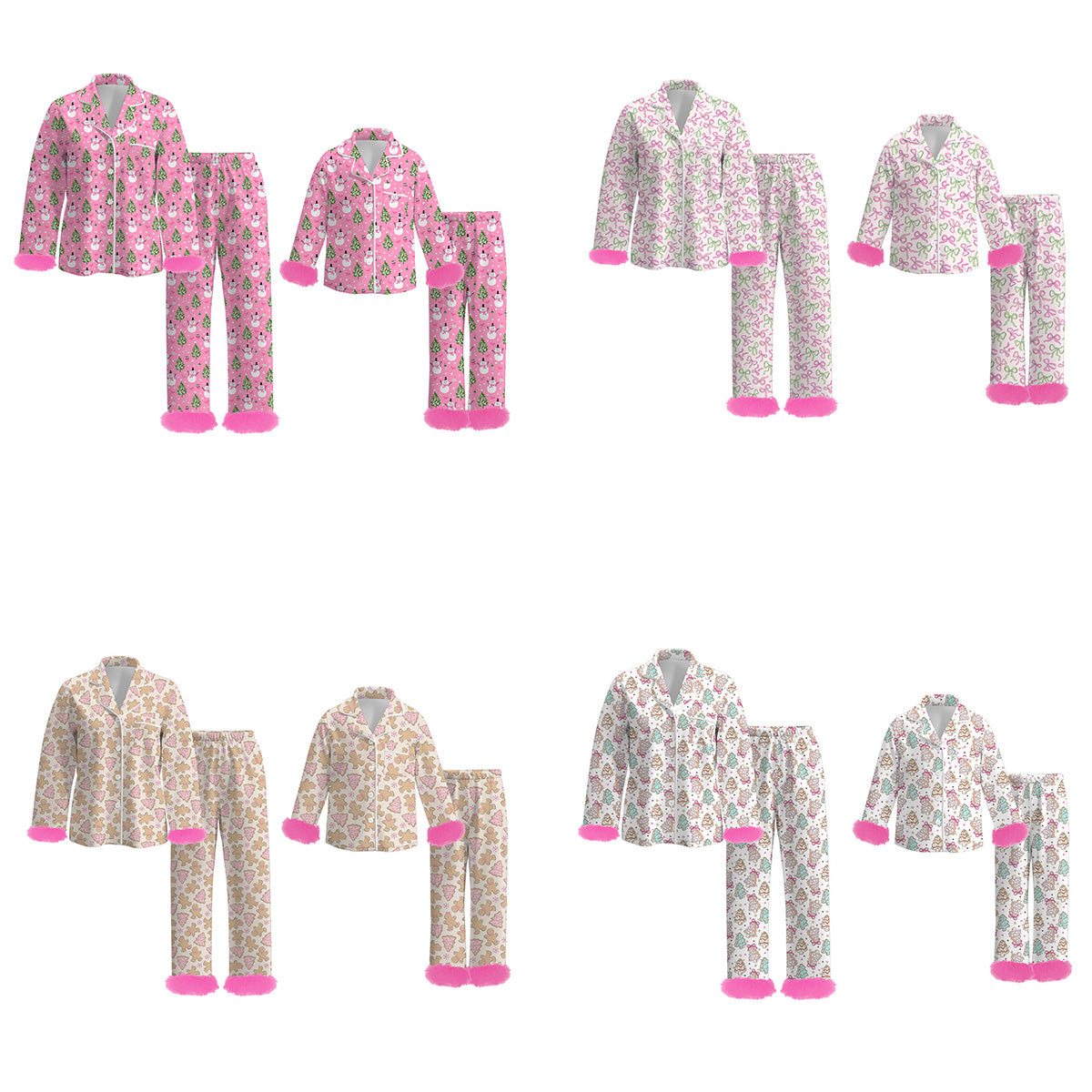 (Pre Order)Family Christmas Print Pajamas