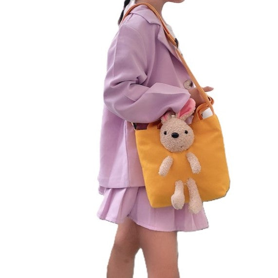 (Pre Order)Girls Portable and Crossbody Bunny Bag