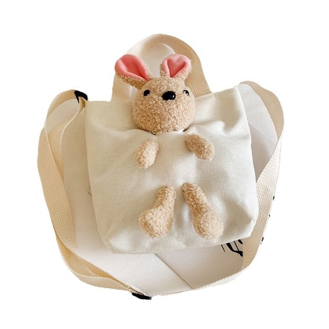 (Pre Order)Girls Portable and Crossbody Bunny Bag