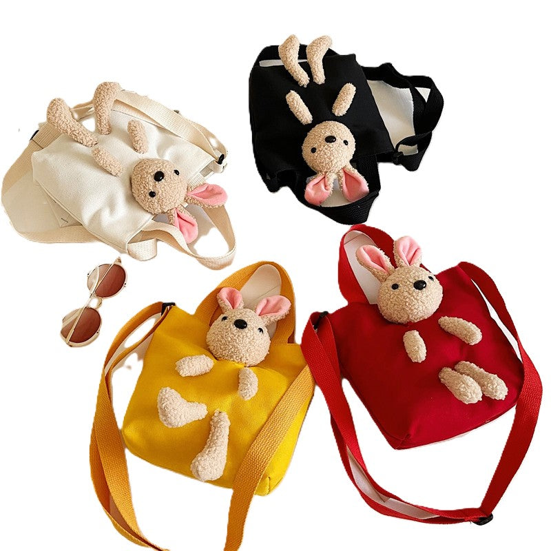 (Pre Order)Girls Portable and Crossbody Bunny Bag