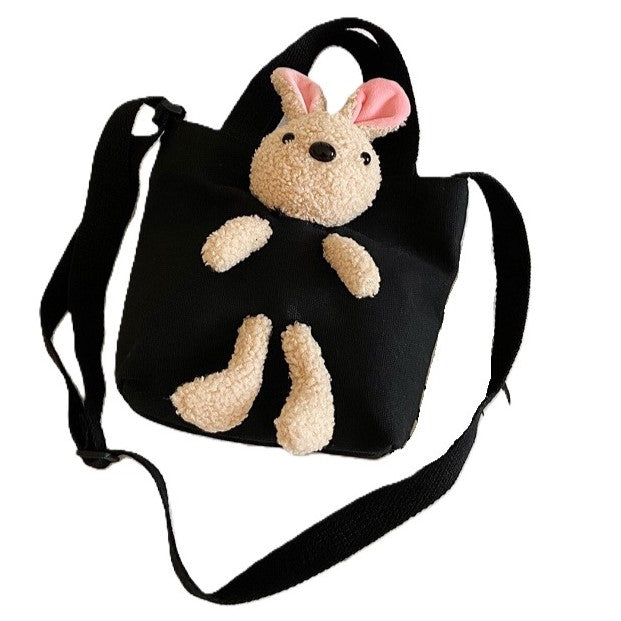 (Pre Order)Girls Portable and Crossbody Bunny Bag