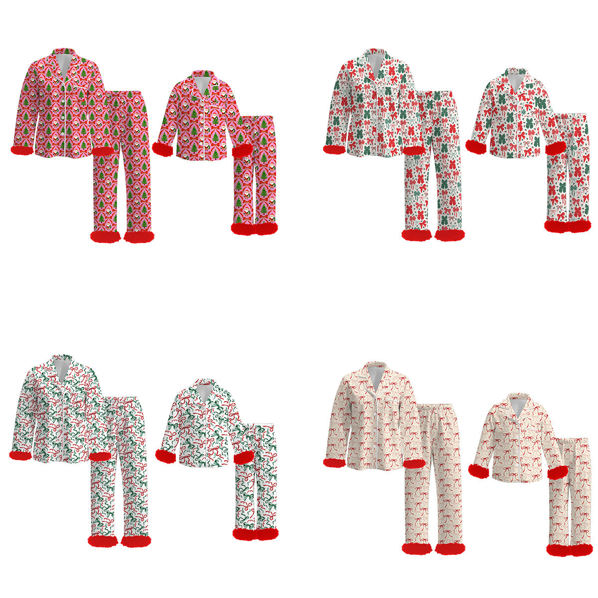 (Pre Order)Family Christmas Print Pajamas