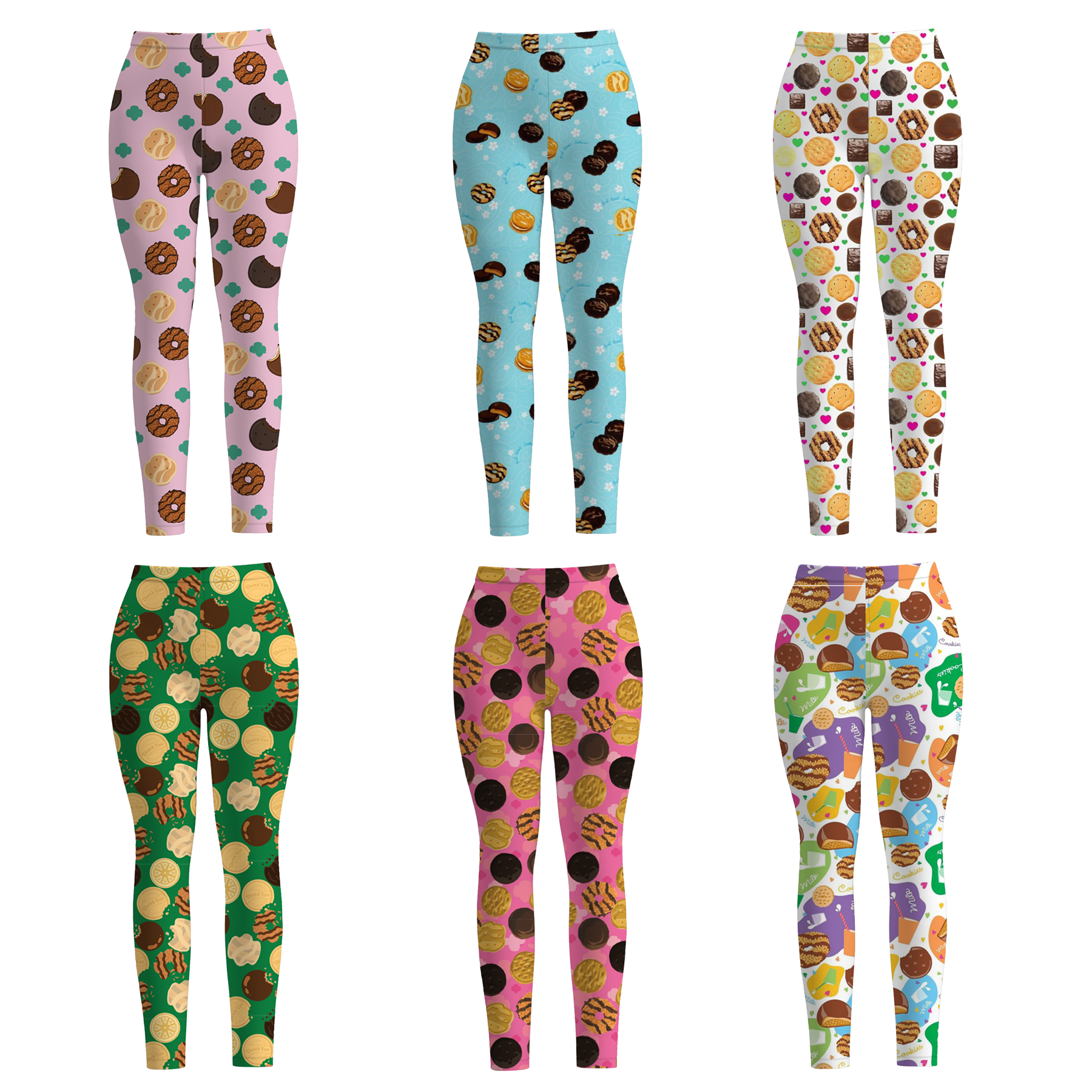 (Pre Order)Adults Dessert Print Pants