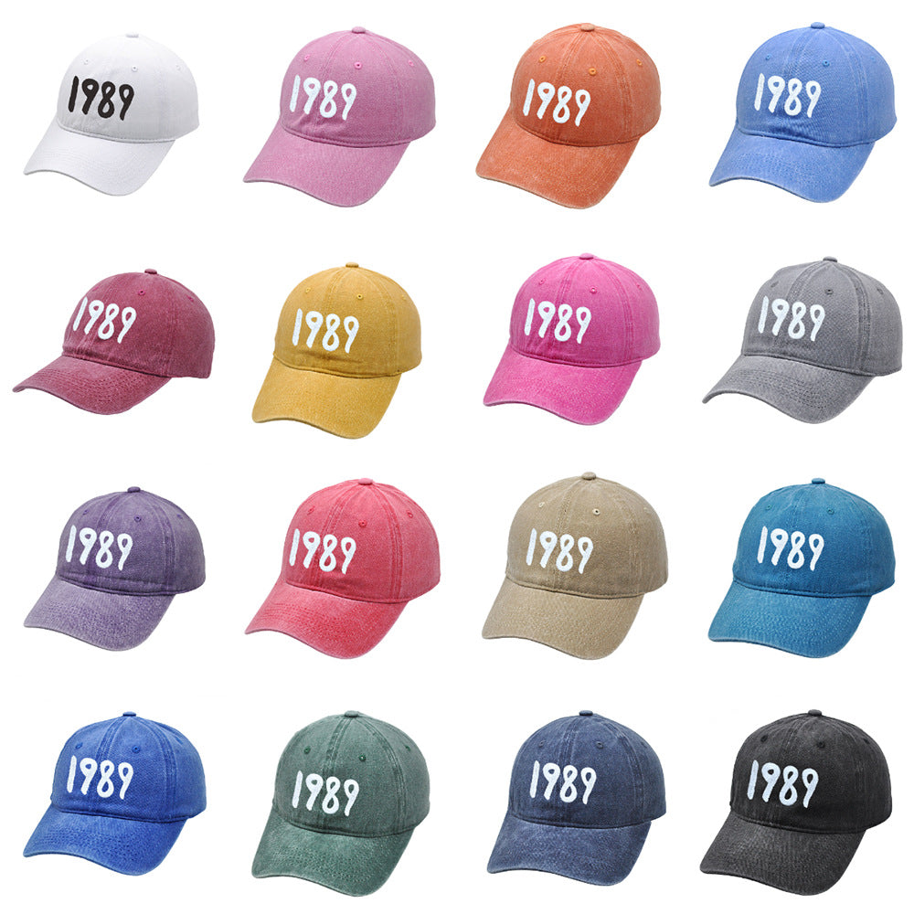(Pre Order)Adult TS 1989 Multicolor Embroidered Baseball Cap