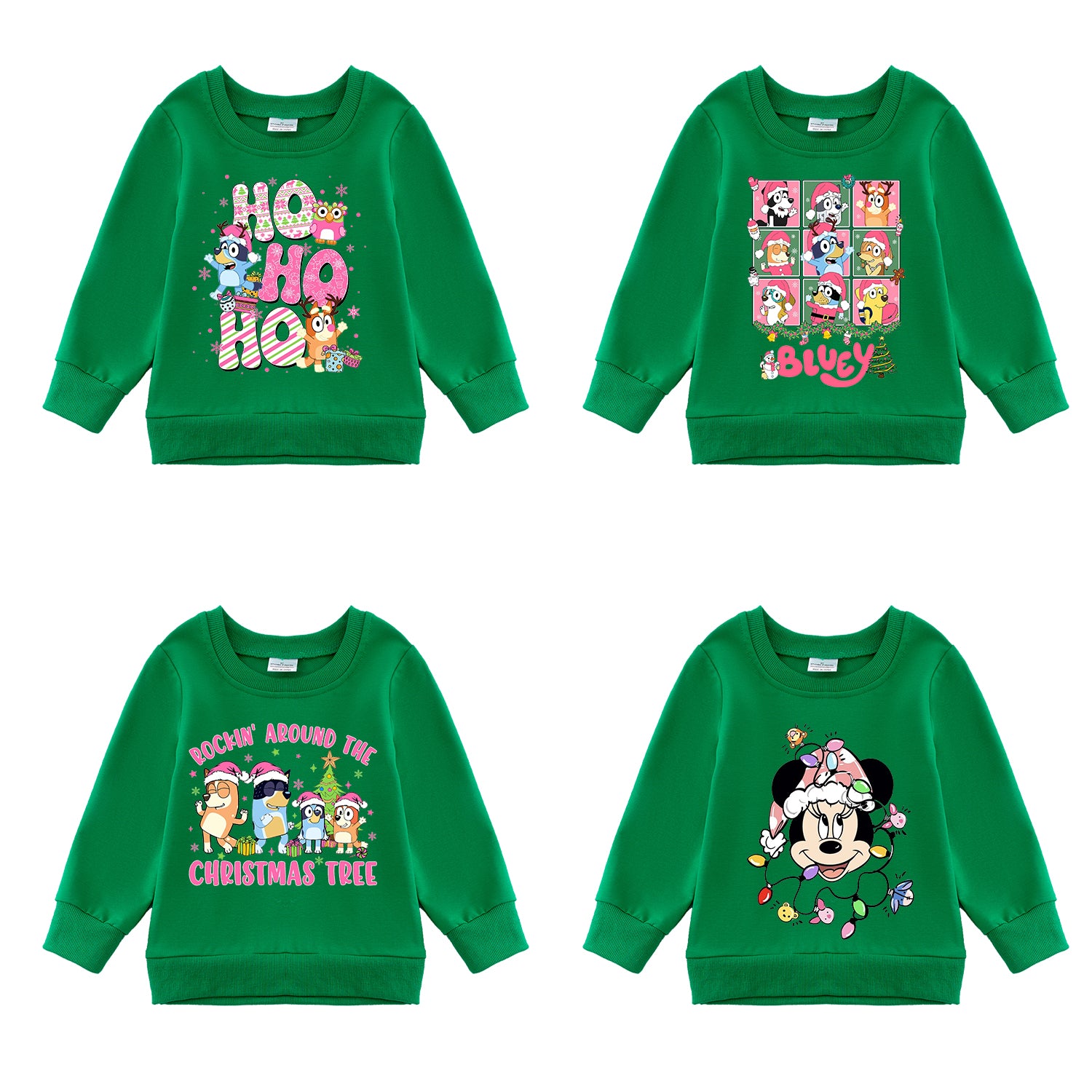 (Pre Order)Girls Christmas Print Sweatshirt