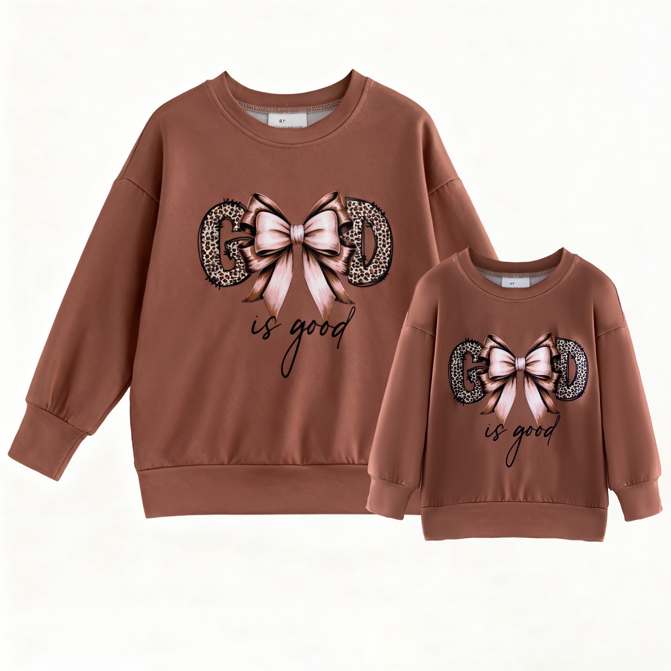 (Pre Order,Prepack Zone)Family Cartoon Print Hoodie