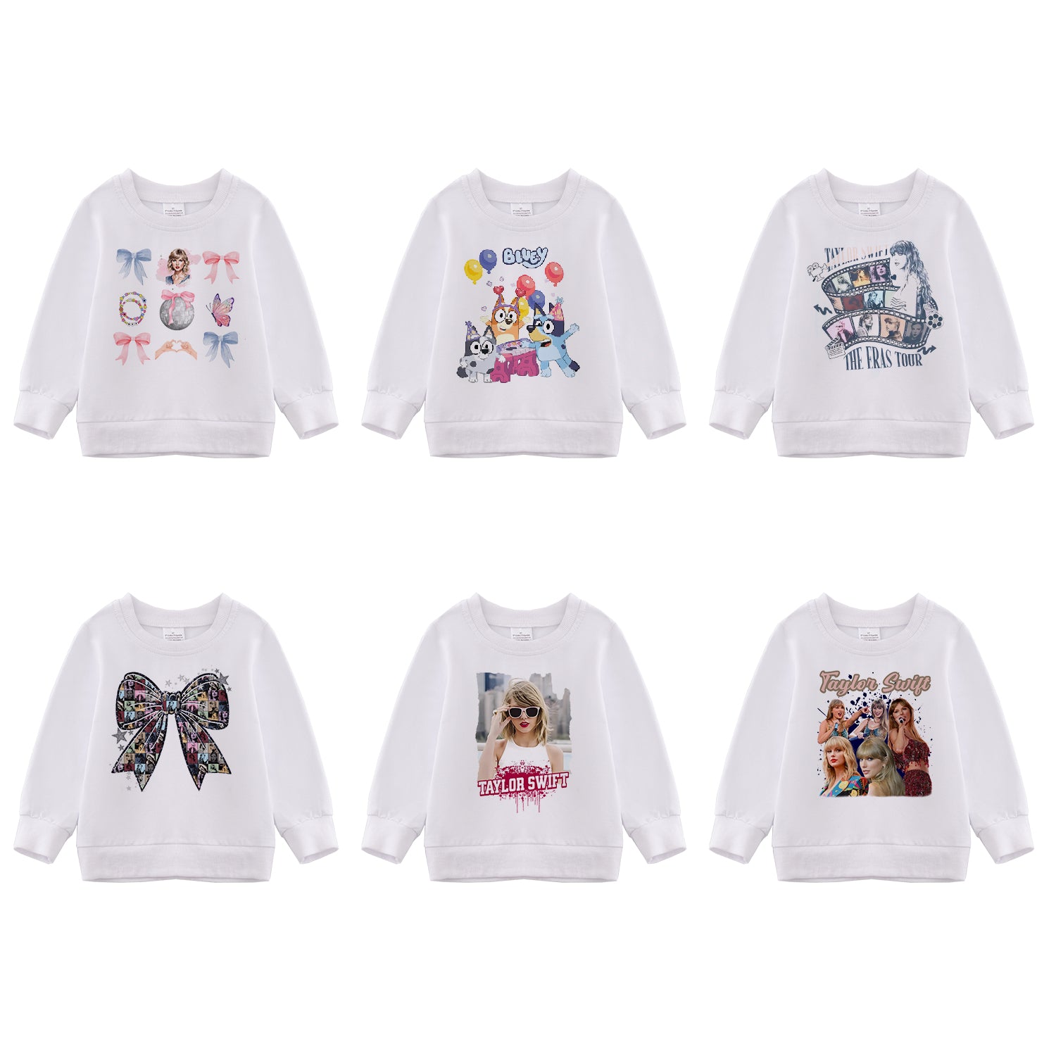 (Pre Order)Girls Fall TS Print Sweatshirt
