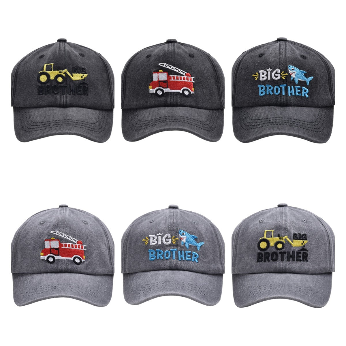 (Pre Order)Boy's Embroidered Baseball Cap