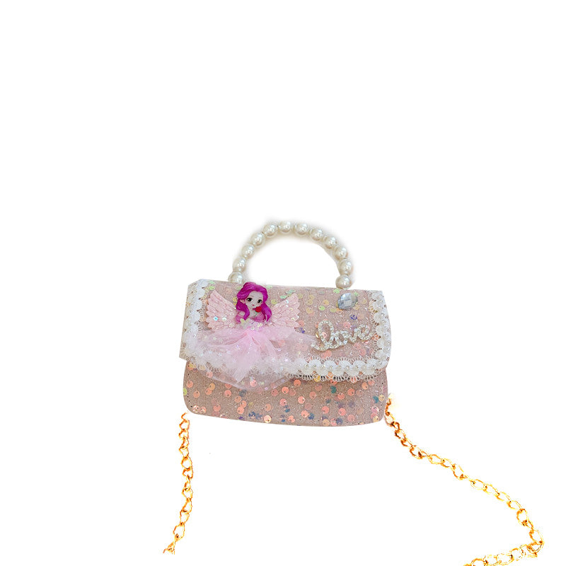 (Pre Order)Girls Fashion Princess Crossbody Bag