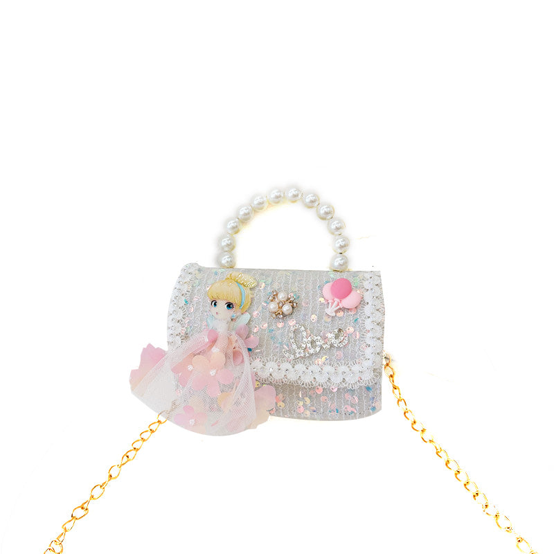 (Pre Order)Girls Fashion Princess Crossbody Bag