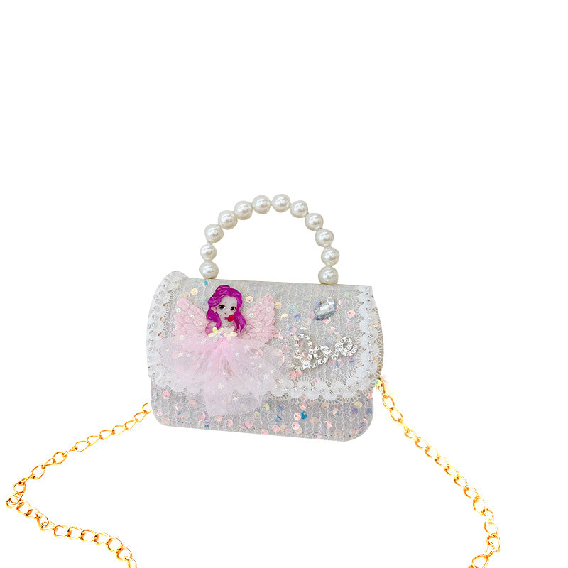 (Pre Order)Girls Fashion Princess Crossbody Bag