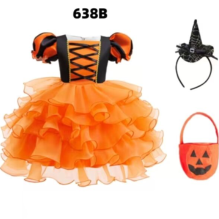(Pre Order)Girls Halloween Costumes Dress