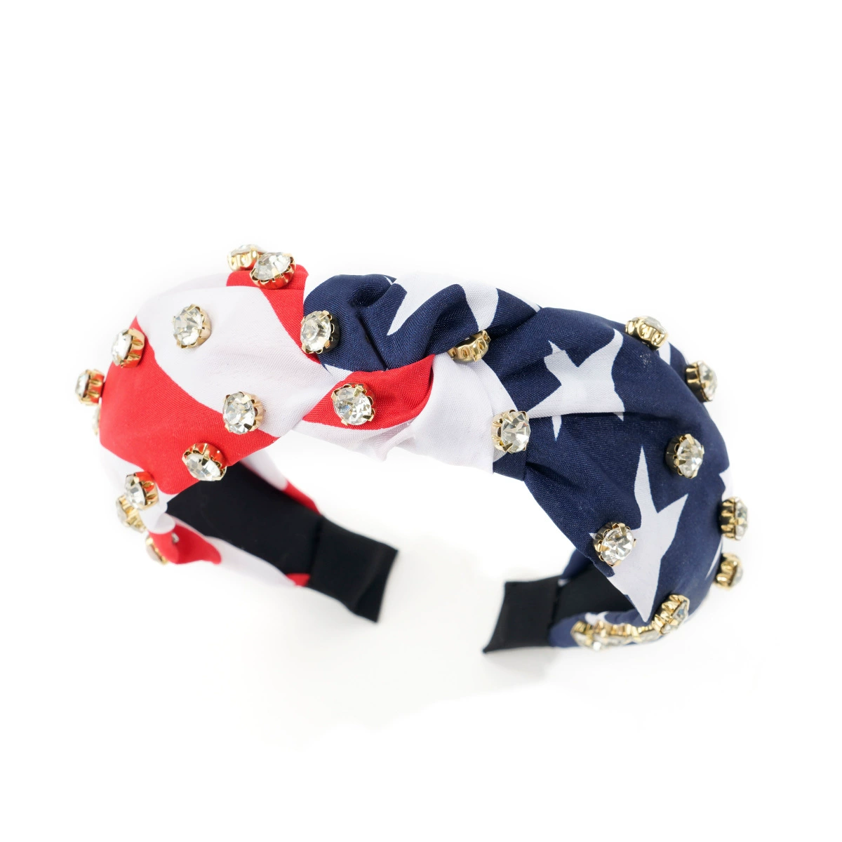 (Pre Order)Patriotic Stylish Rhinestone Headband