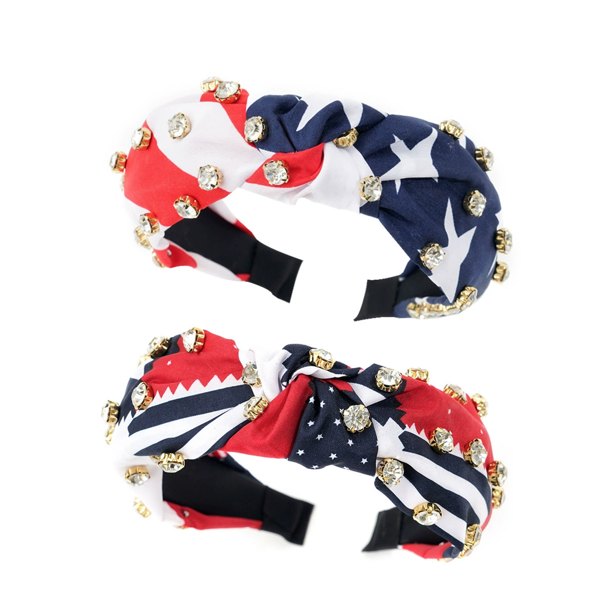 (Pre Order)Patriotic Stylish Rhinestone Headband