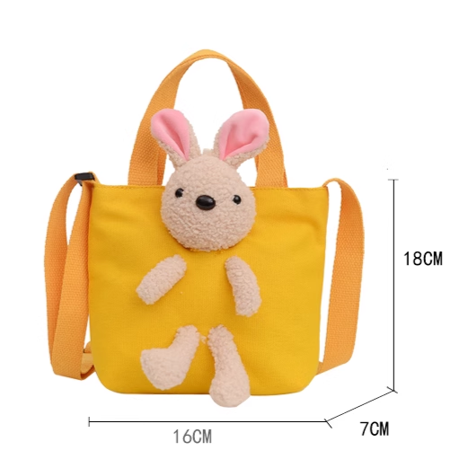 (Pre Order)Girls Portable and Crossbody Bunny Bag