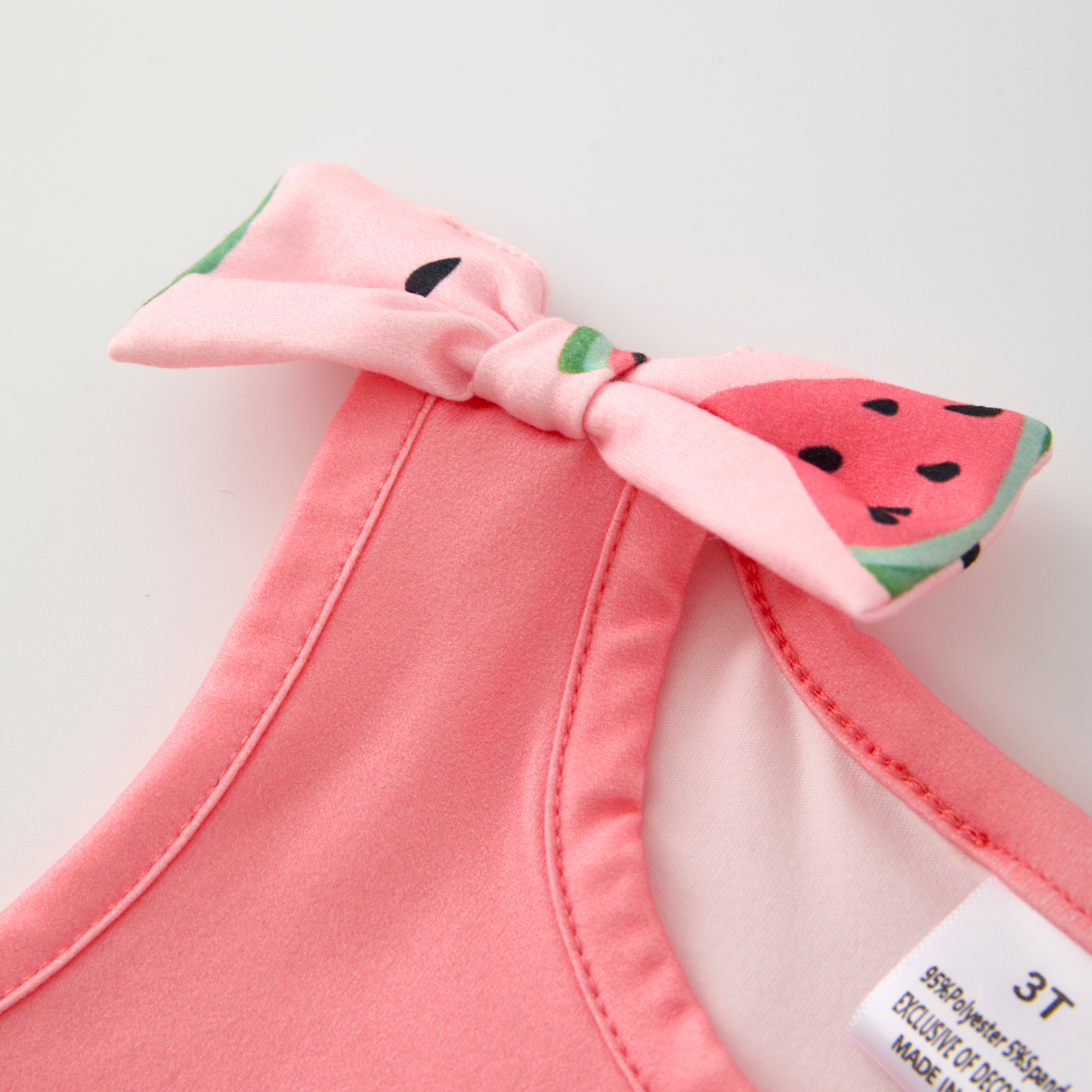 (Pre Order)Girls Summer Print Bow Top Skort Set