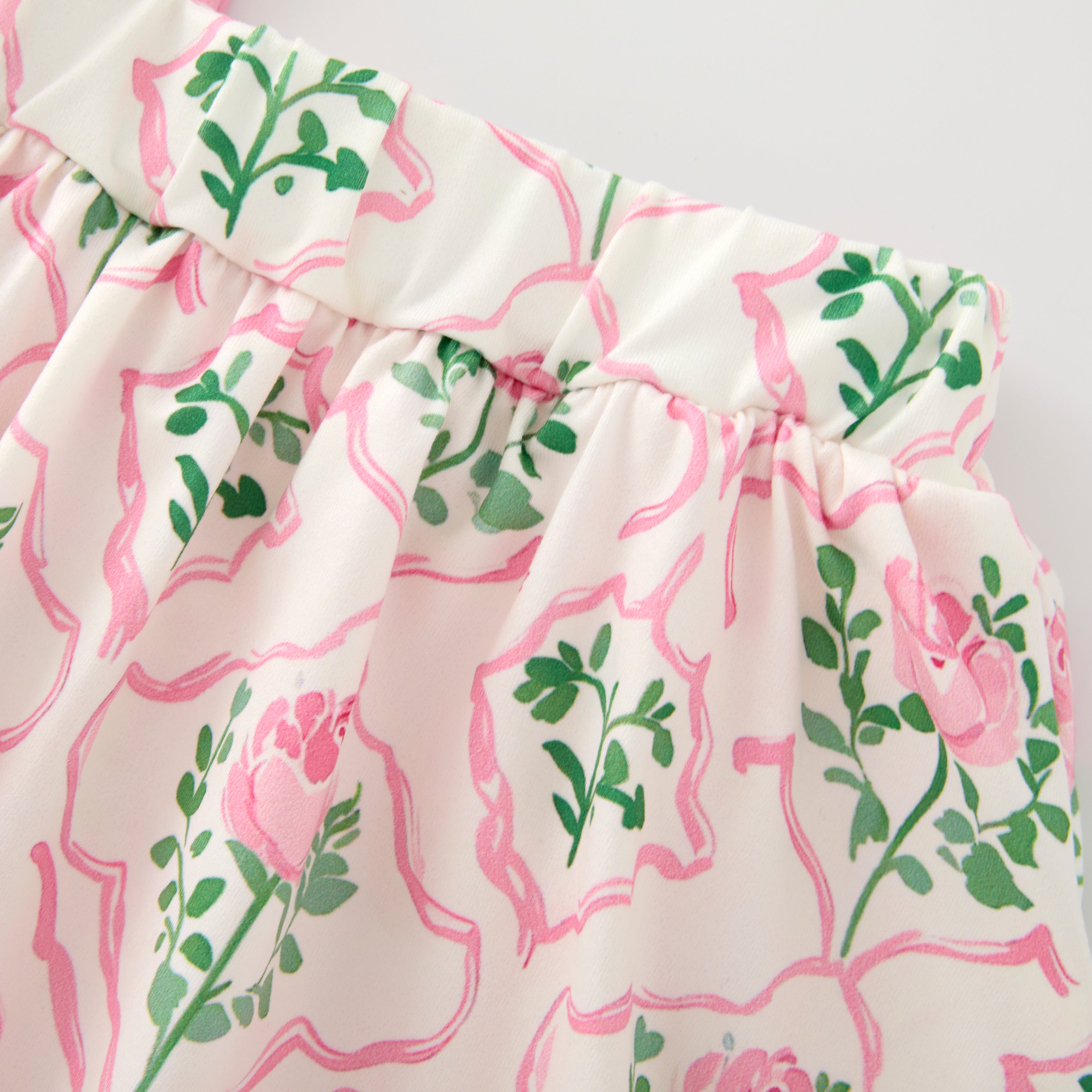 (Pre Order)Mommy and Me Summer Pink Floral Print MAXI Dress,Set&Romper