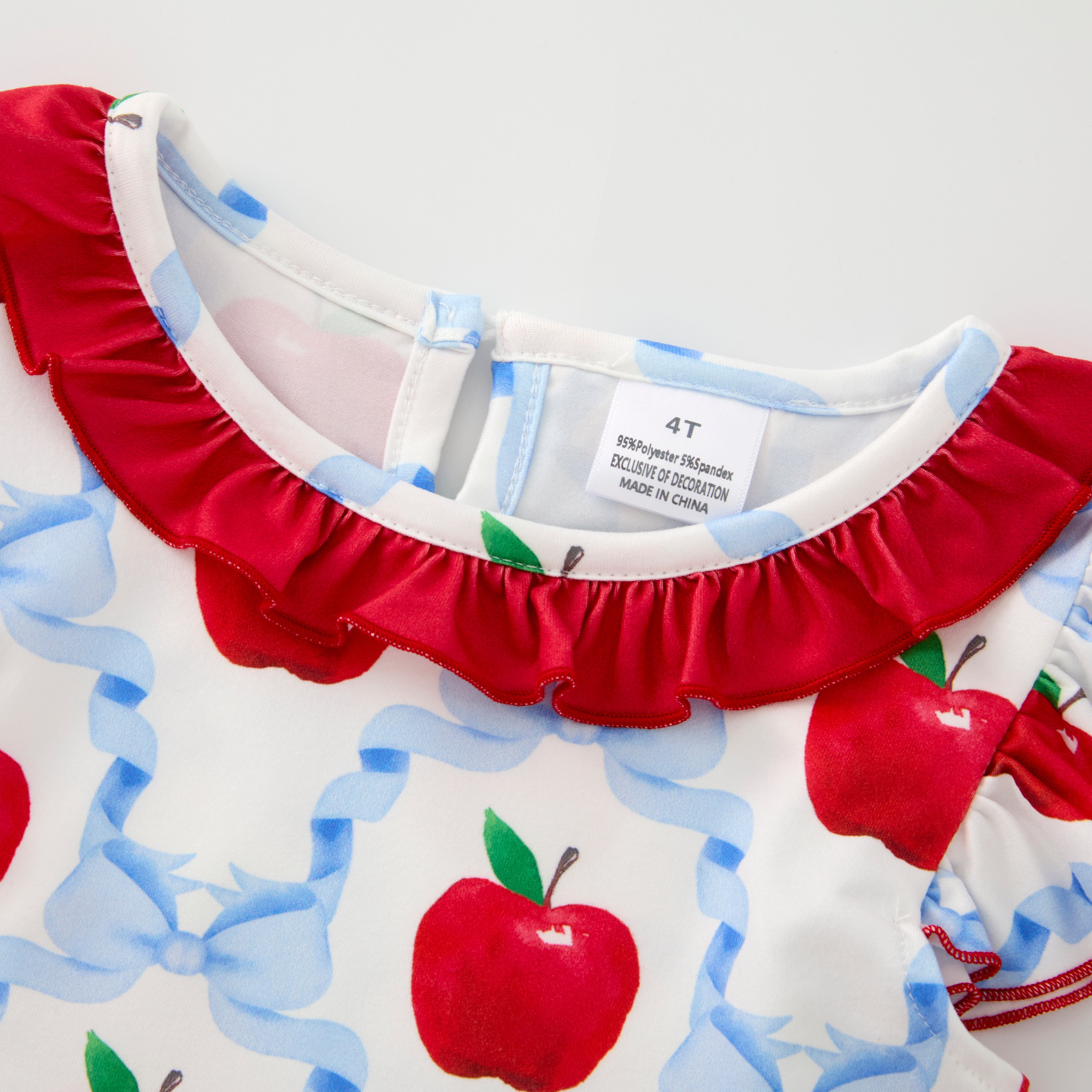 (Pre Order)Girls Summer Back To School Print Dress&Set