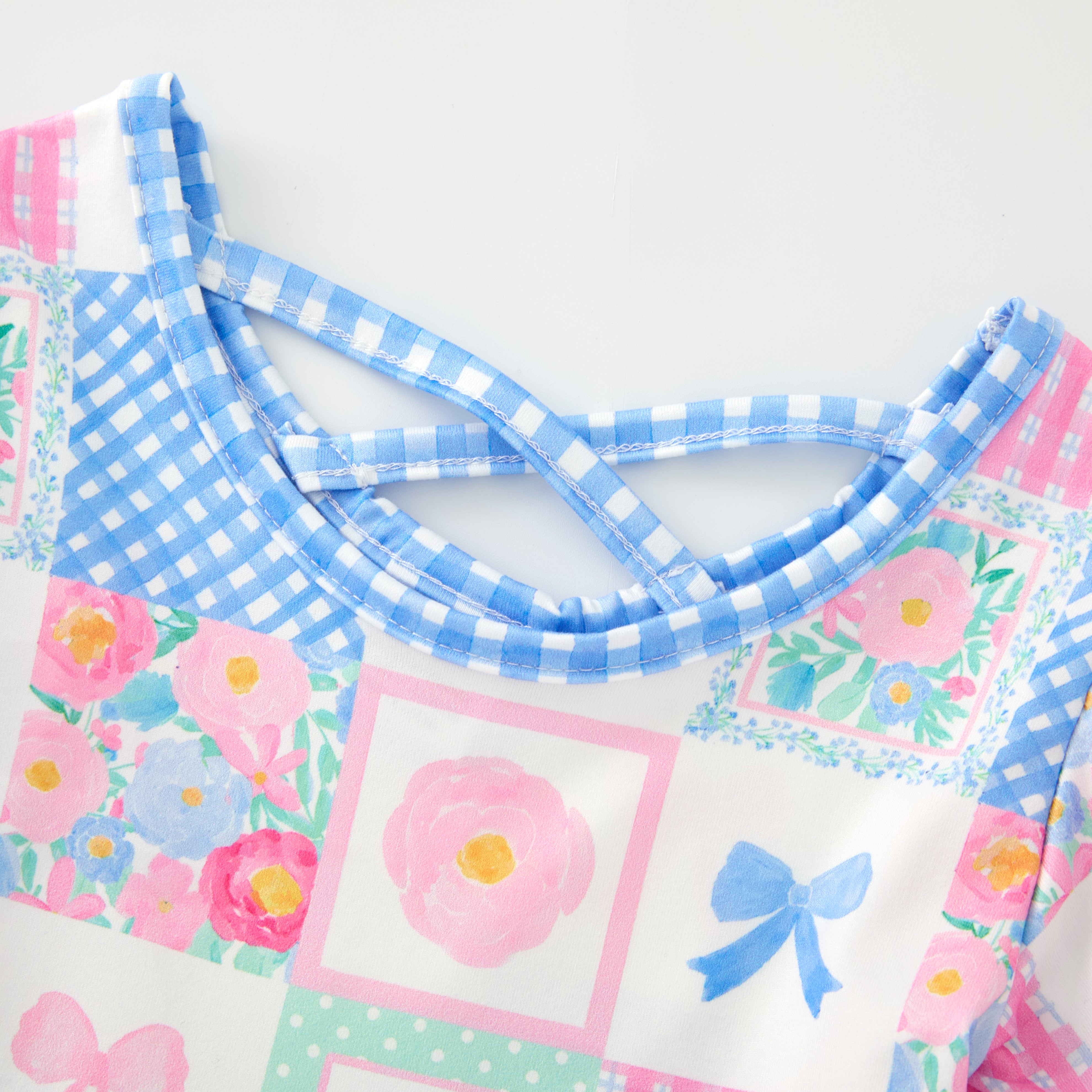 (Pre Order)Girls Spring and Summer Fruit&Bow Print Dress