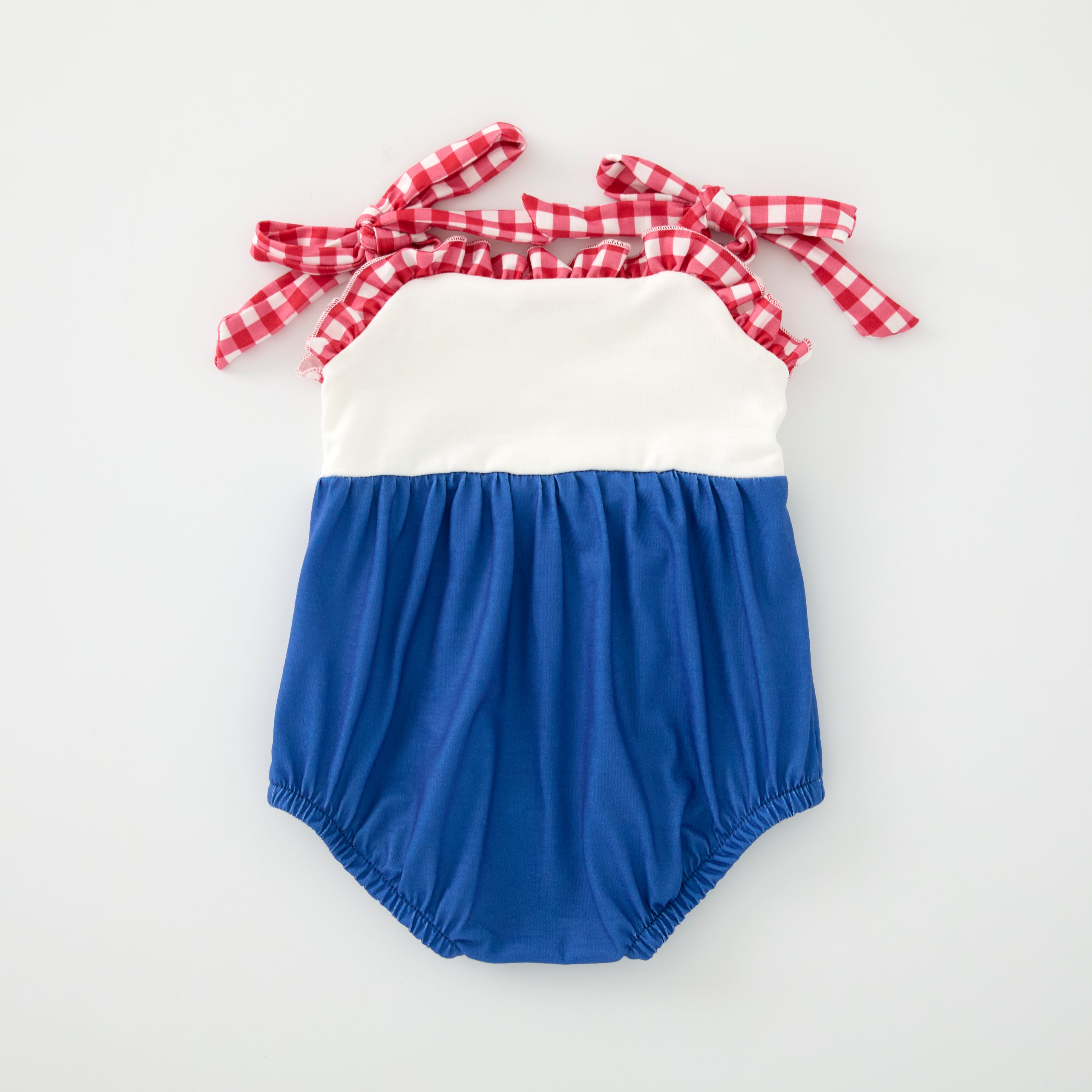 (Pre Order)Siblings Patriotic Embroidery Dress,Romper&Set