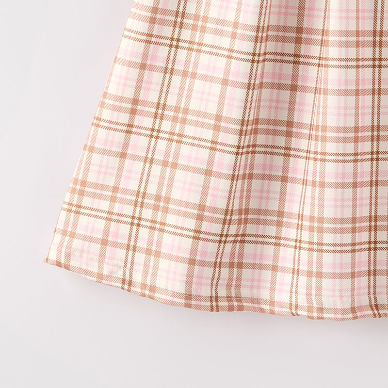 (In Stock)Girls Thanksgiving Turkey Embroidery Smocked Dress