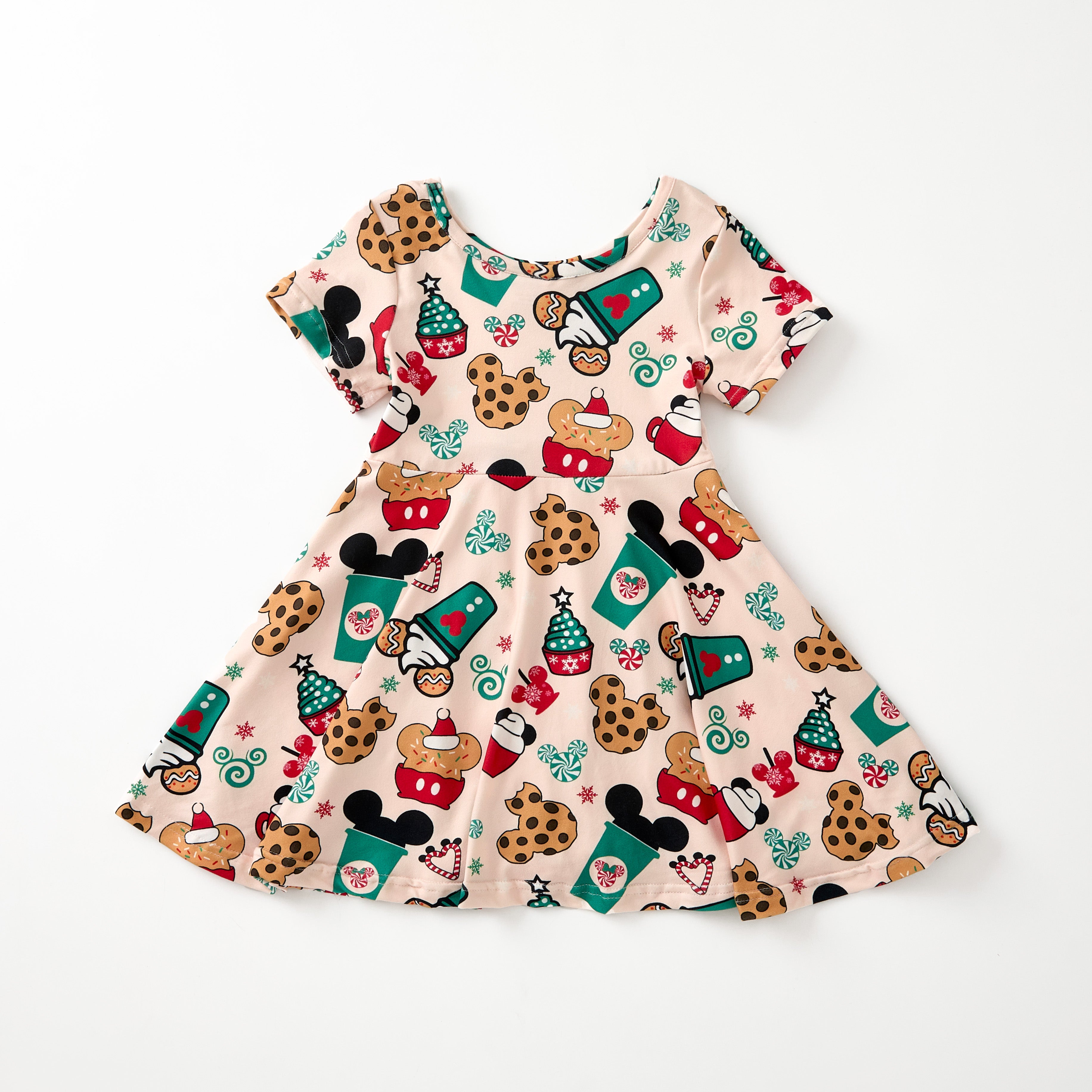 (Pre Order,Prepack Zone)Girls Magical World Cartoon Print Dress