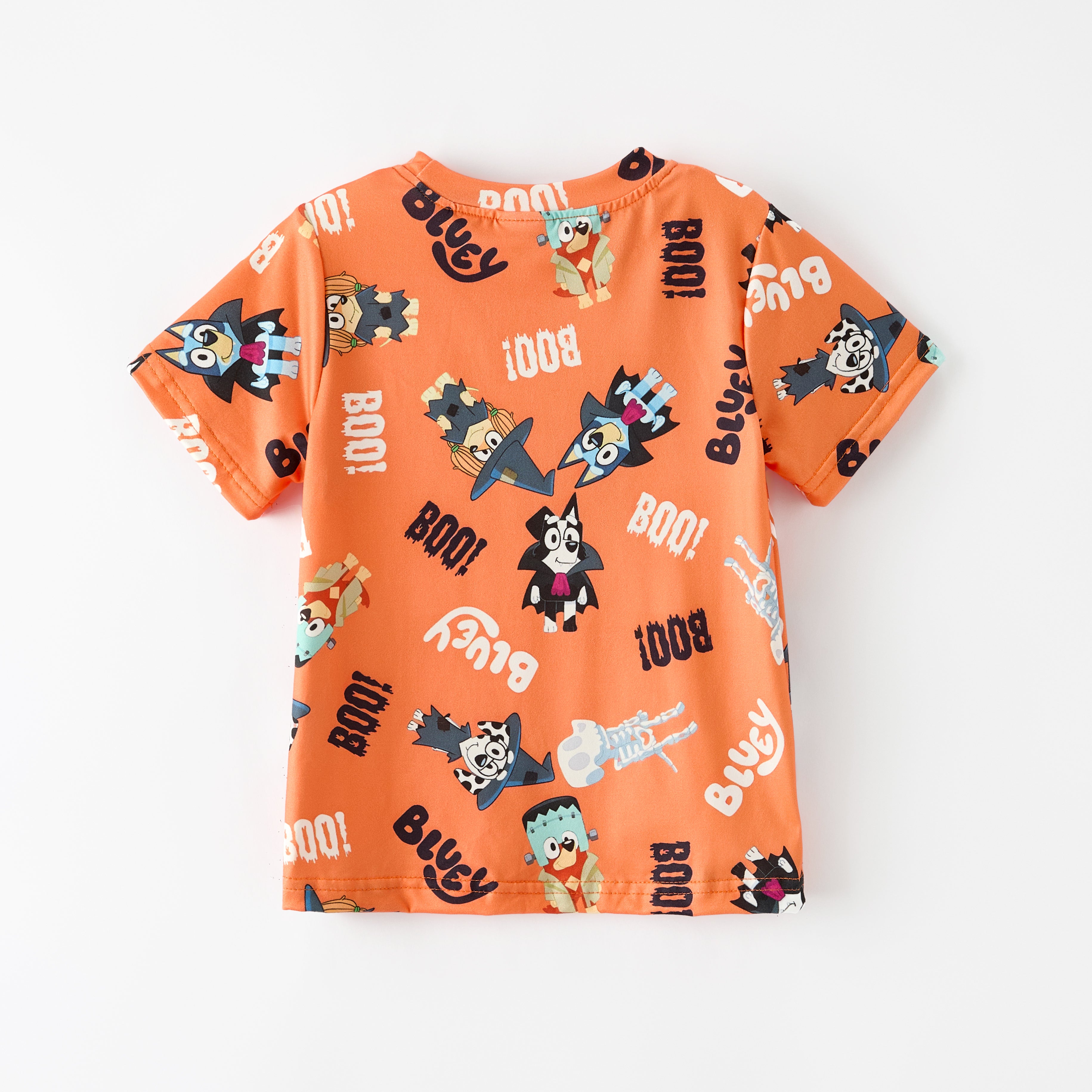 (Pre Order)Boys Halloween Cartoon Print Top