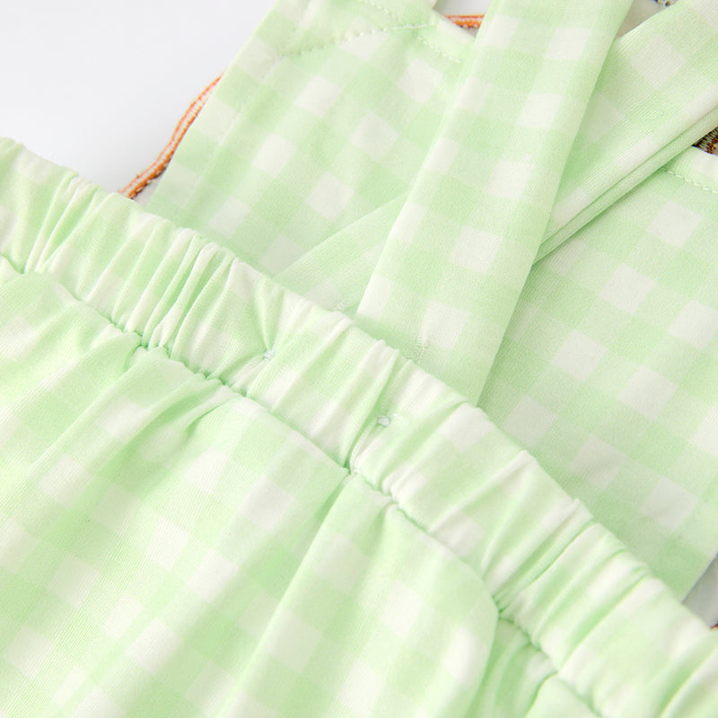 (In Stock)Toddler Girls Thanksgiving Pumpkin Applique Romper