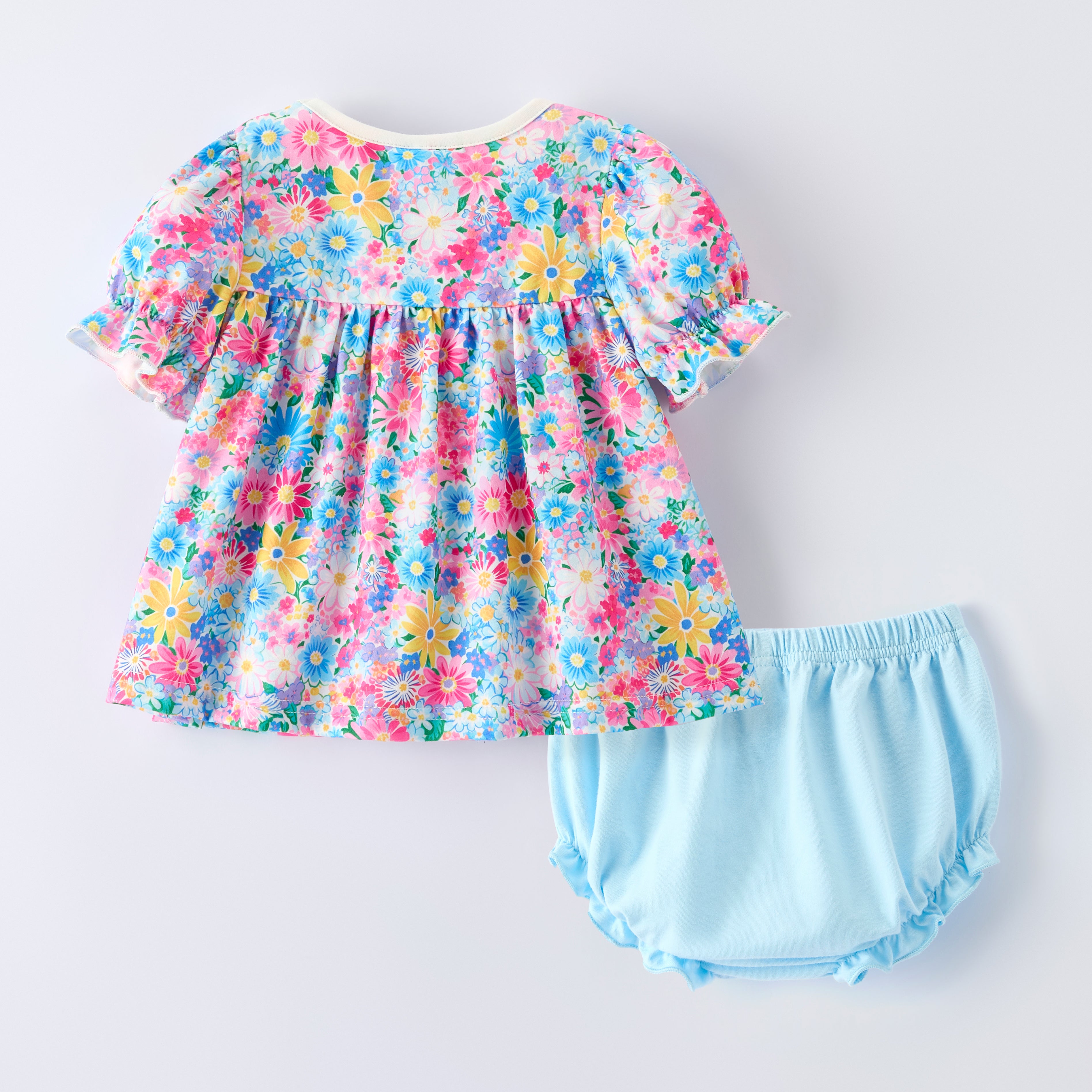(In Stock)Siblings Mother's Day Embroidery Smocked Dress,Set&Romper