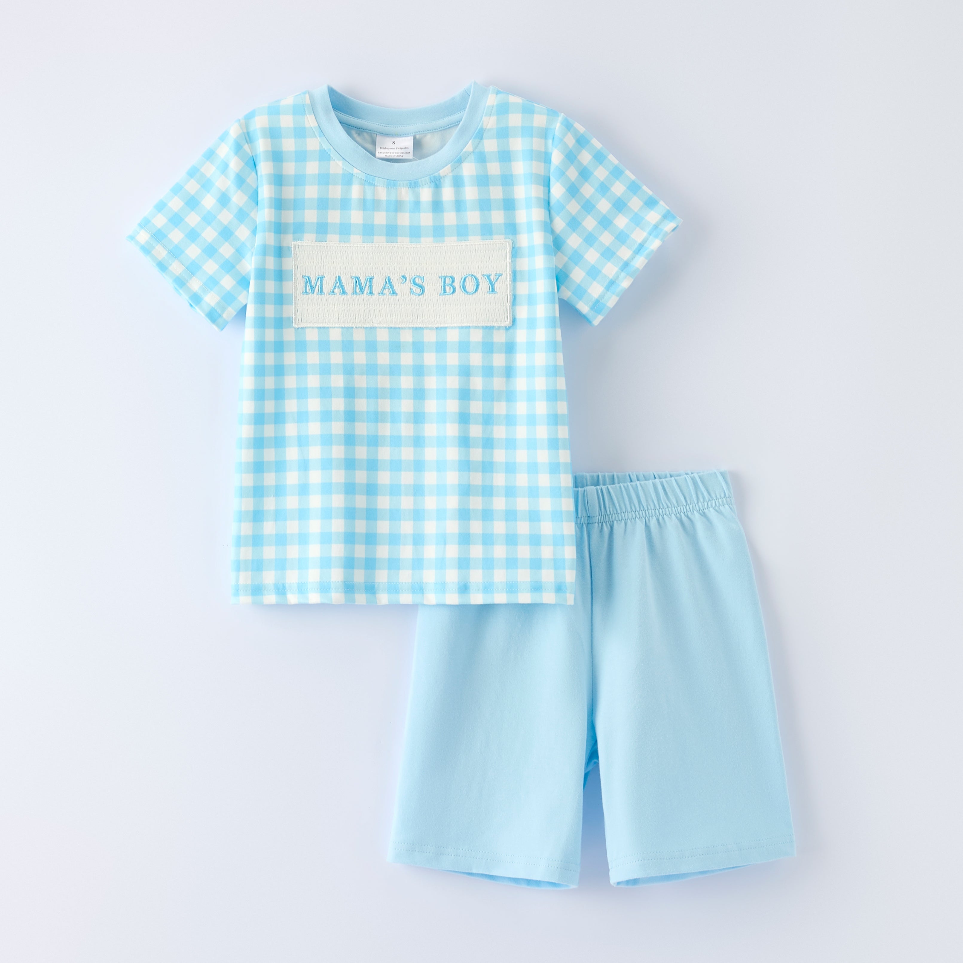 (In Stock)Siblings Mother's Day Embroidery Smocked Dress,Set&Romper