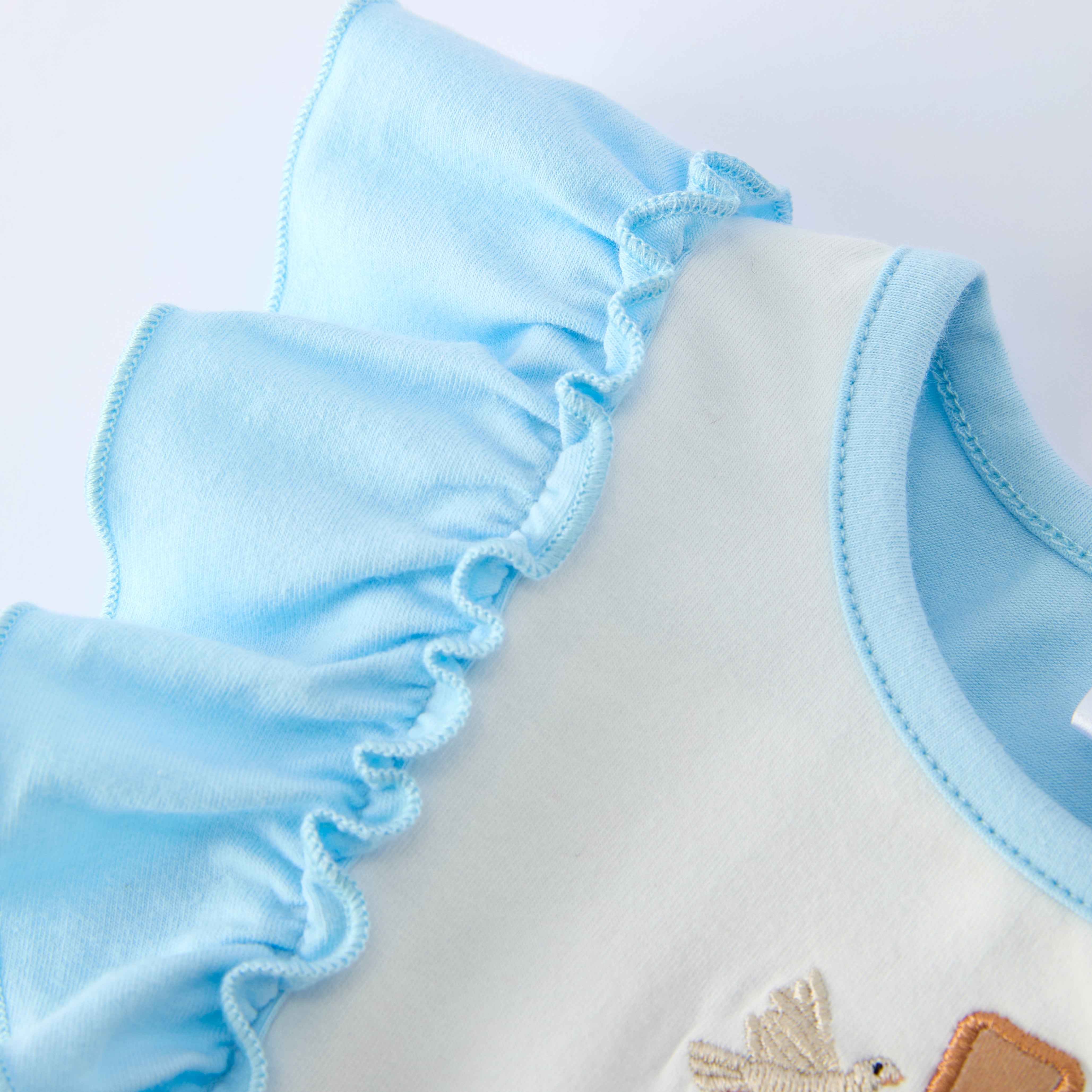 (In Stock)Siblings Easter Cross Applique Dress,Top&Romper