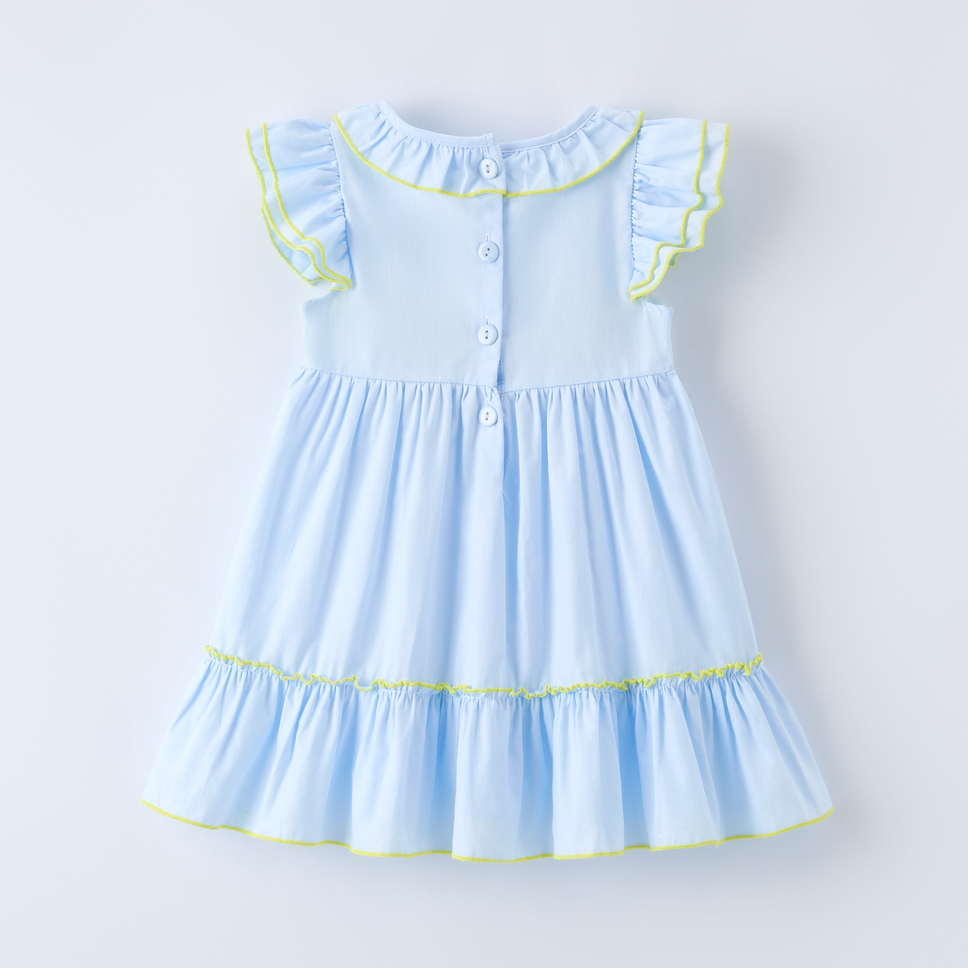 (In Stock)Sisters Easter Bunny Embroidery Smocked Dress&Romper