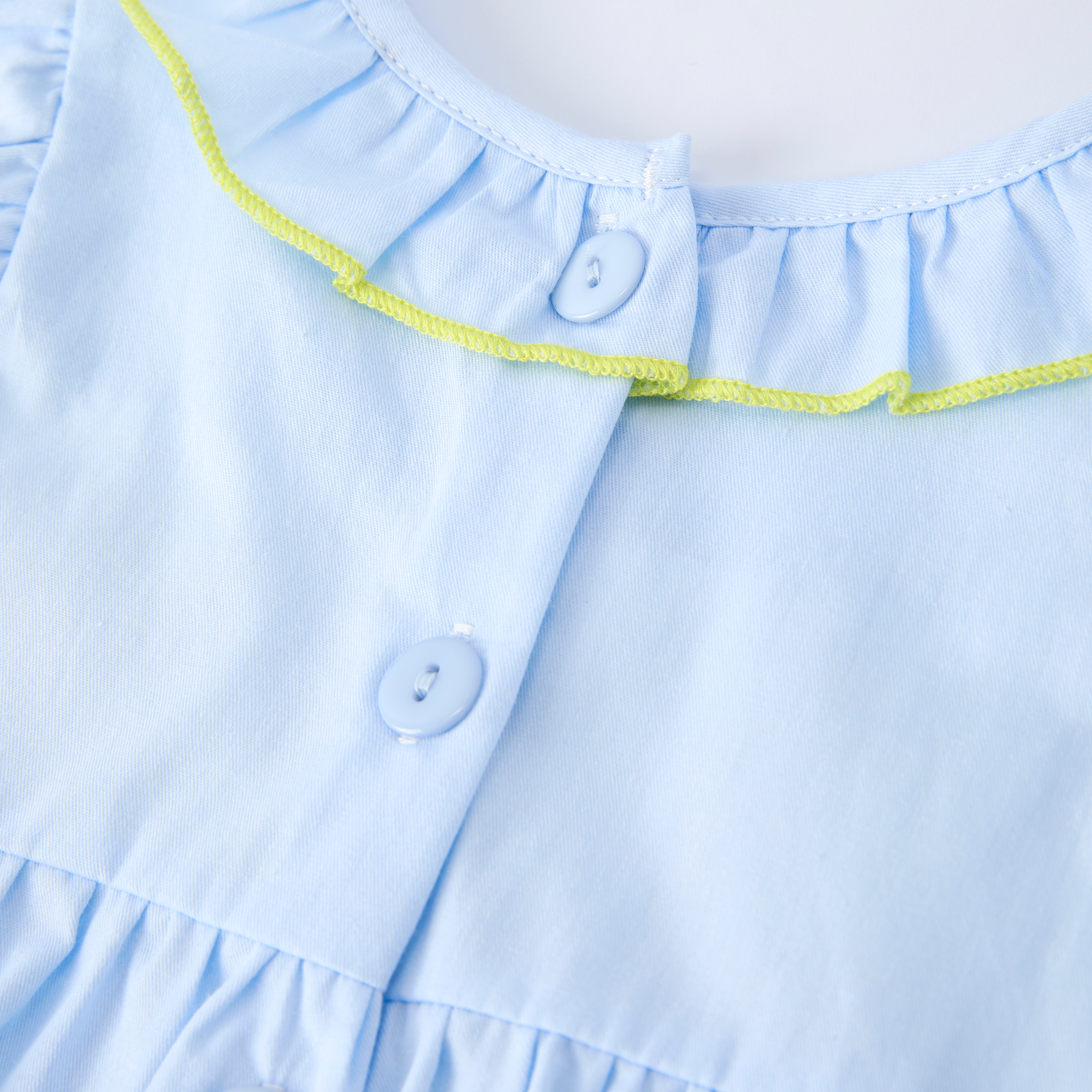 (In Stock)Sisters Easter Bunny Embroidery Smocked Dress&Romper