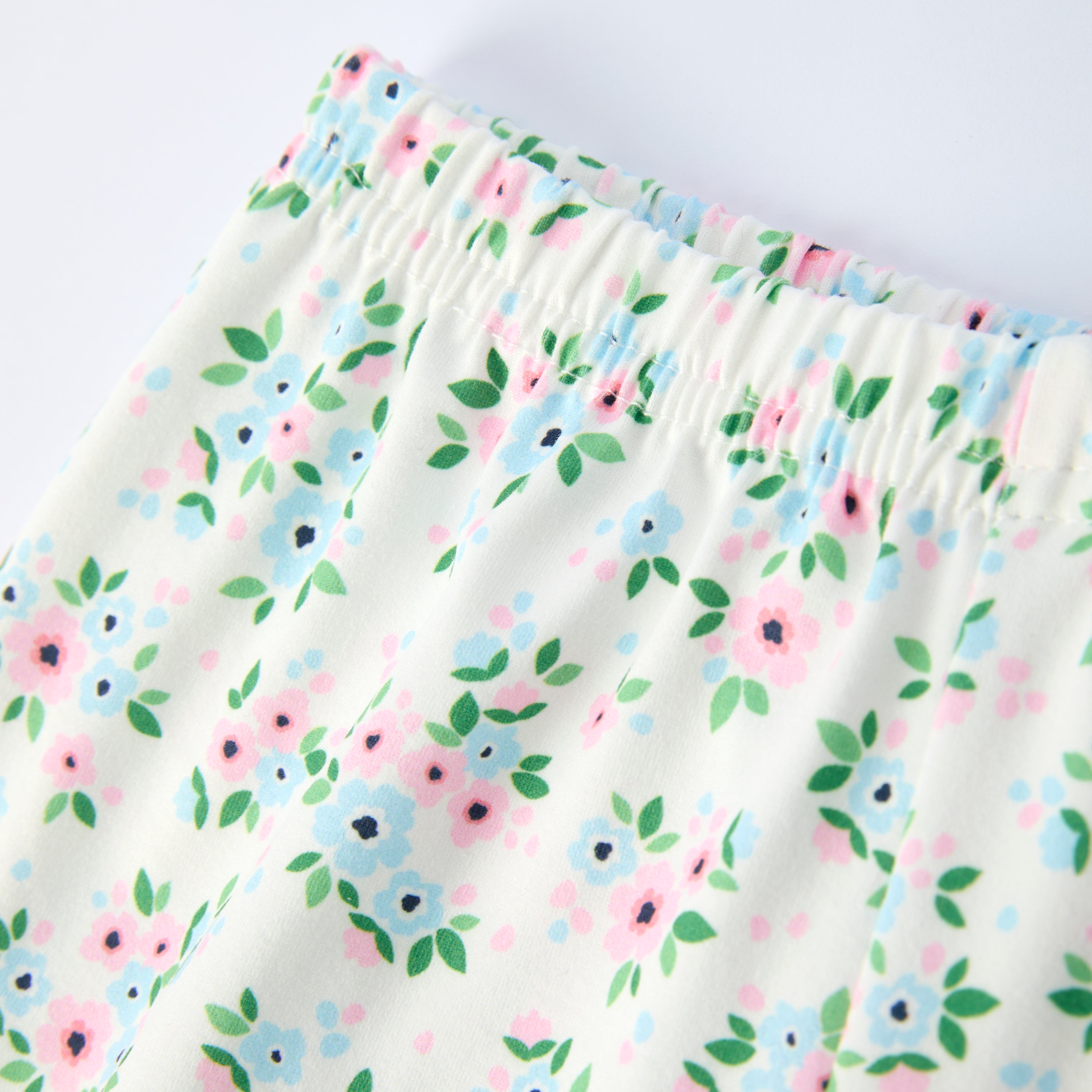 (In Stock)Girls Easter Applique Ruffle Shorts Set